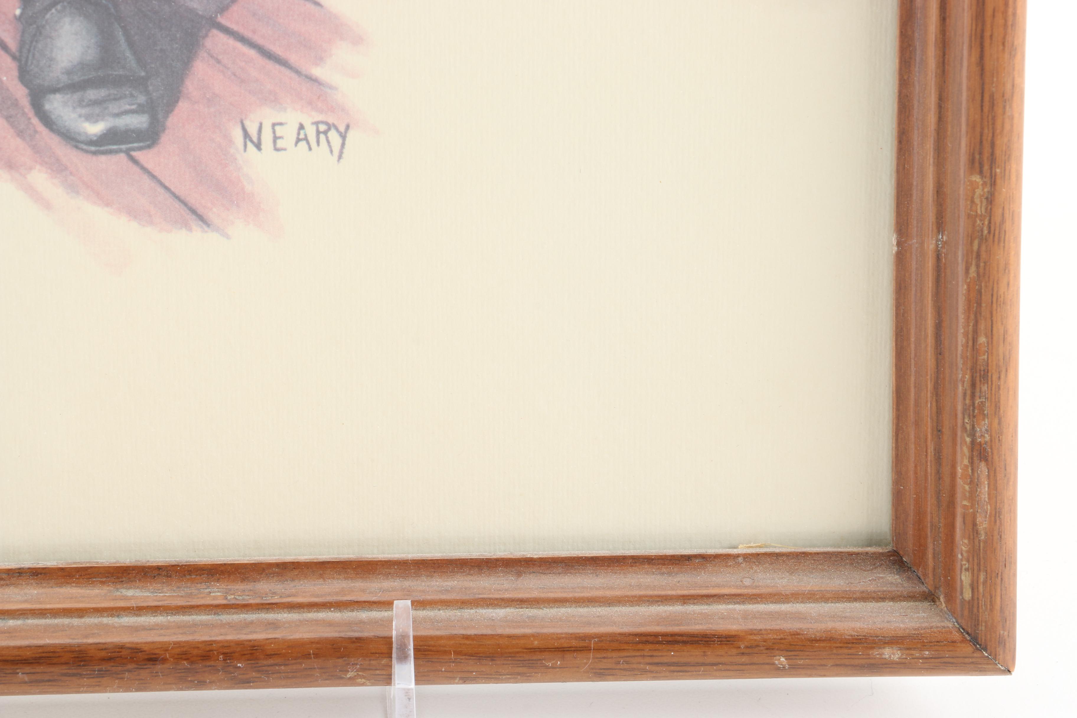 Neary Offset Lithograph Military Drummer Portraits