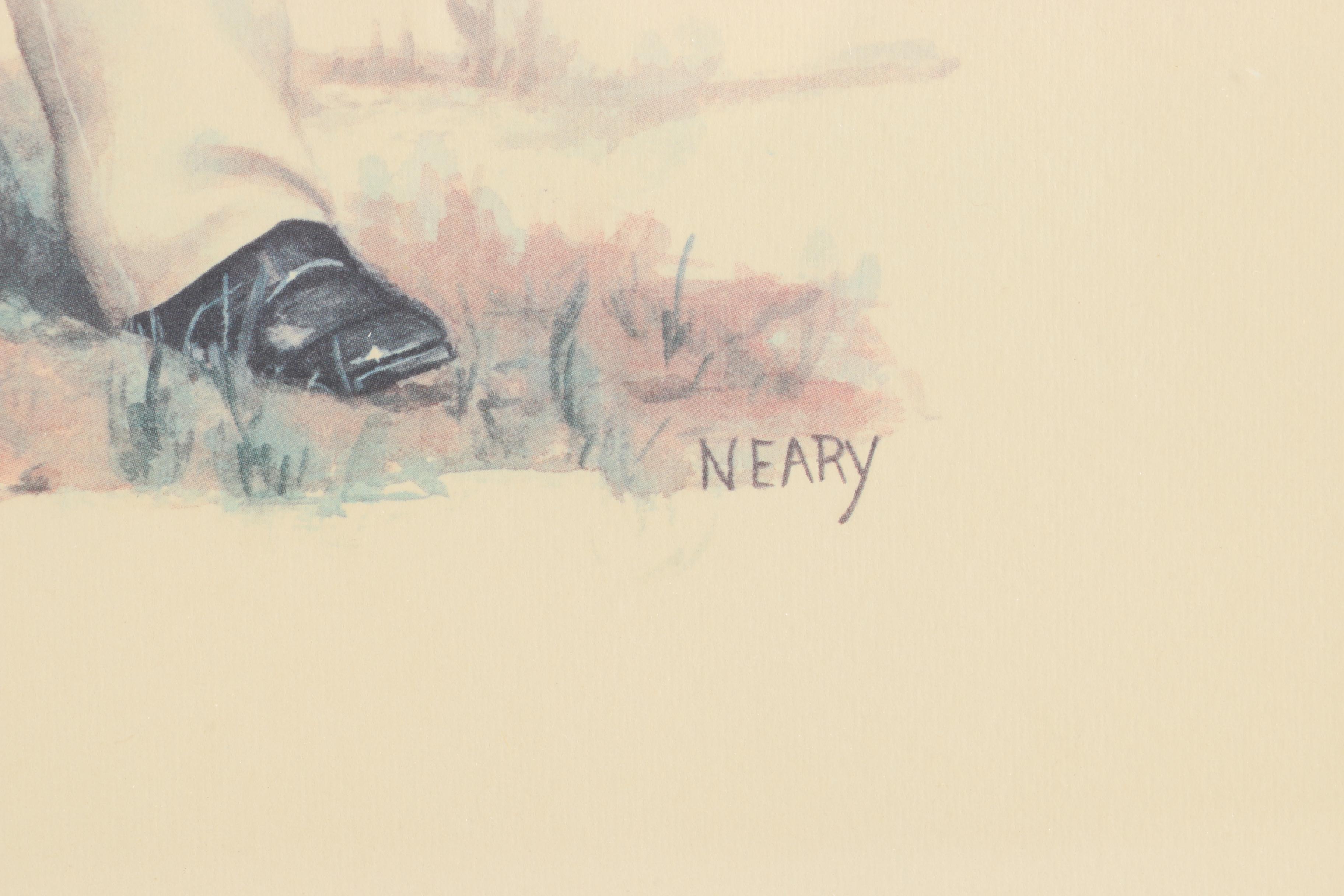 Neary Offset Lithograph Military Drummer Portraits