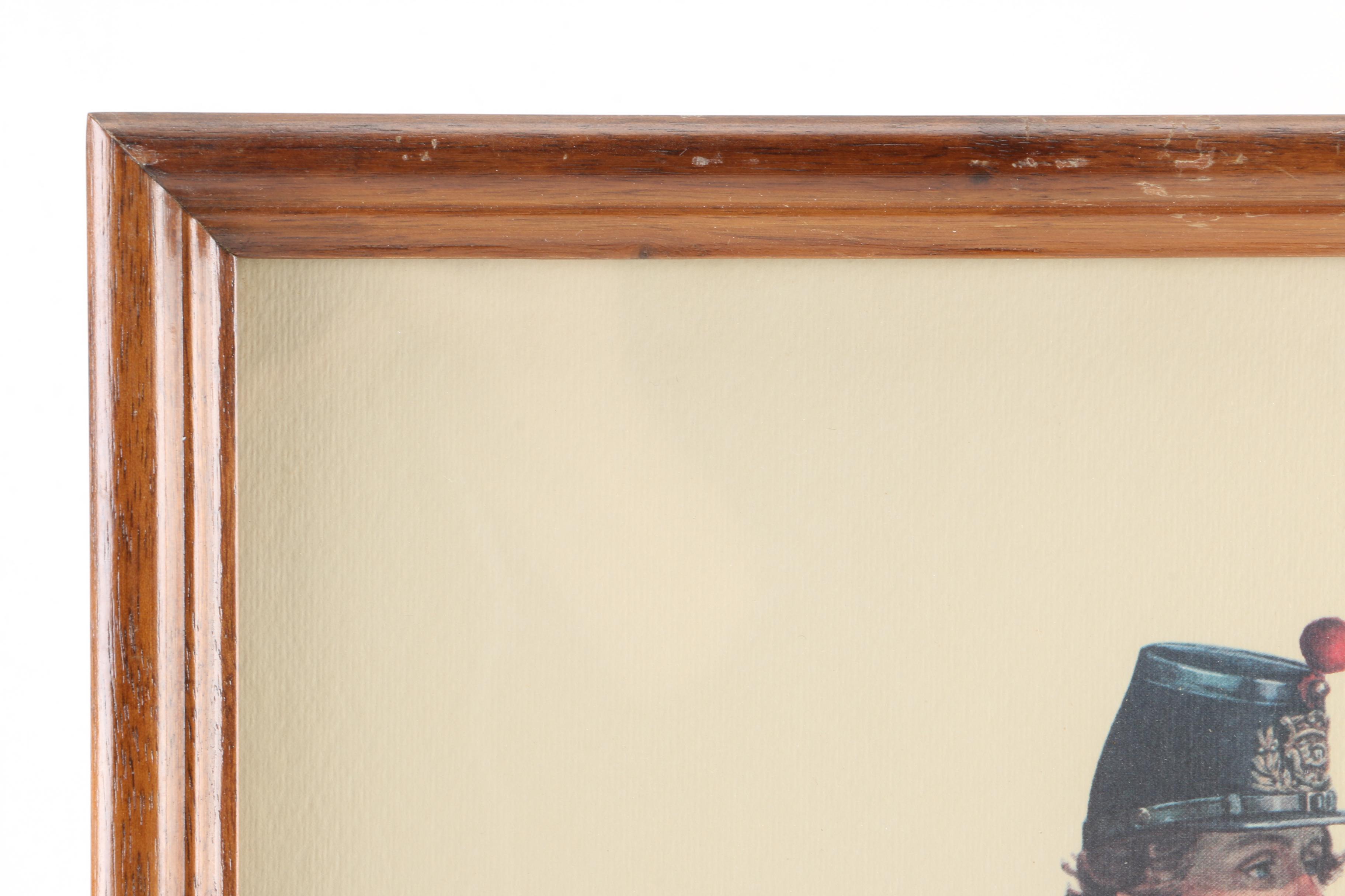 Neary Offset Lithograph Military Drummer Portraits