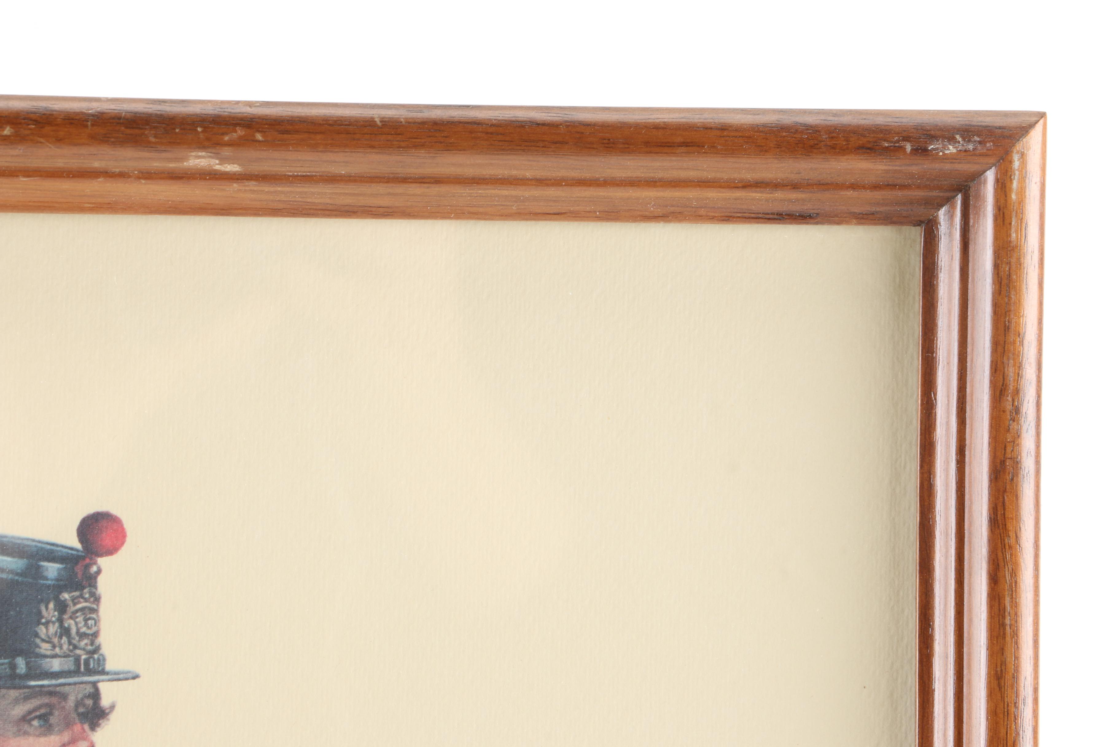 Neary Offset Lithograph Military Drummer Portraits