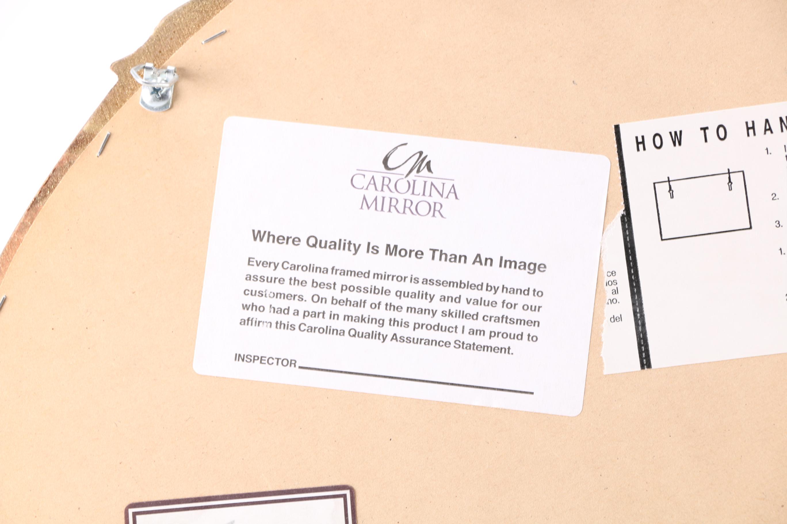 Mirror With Gilded Frame