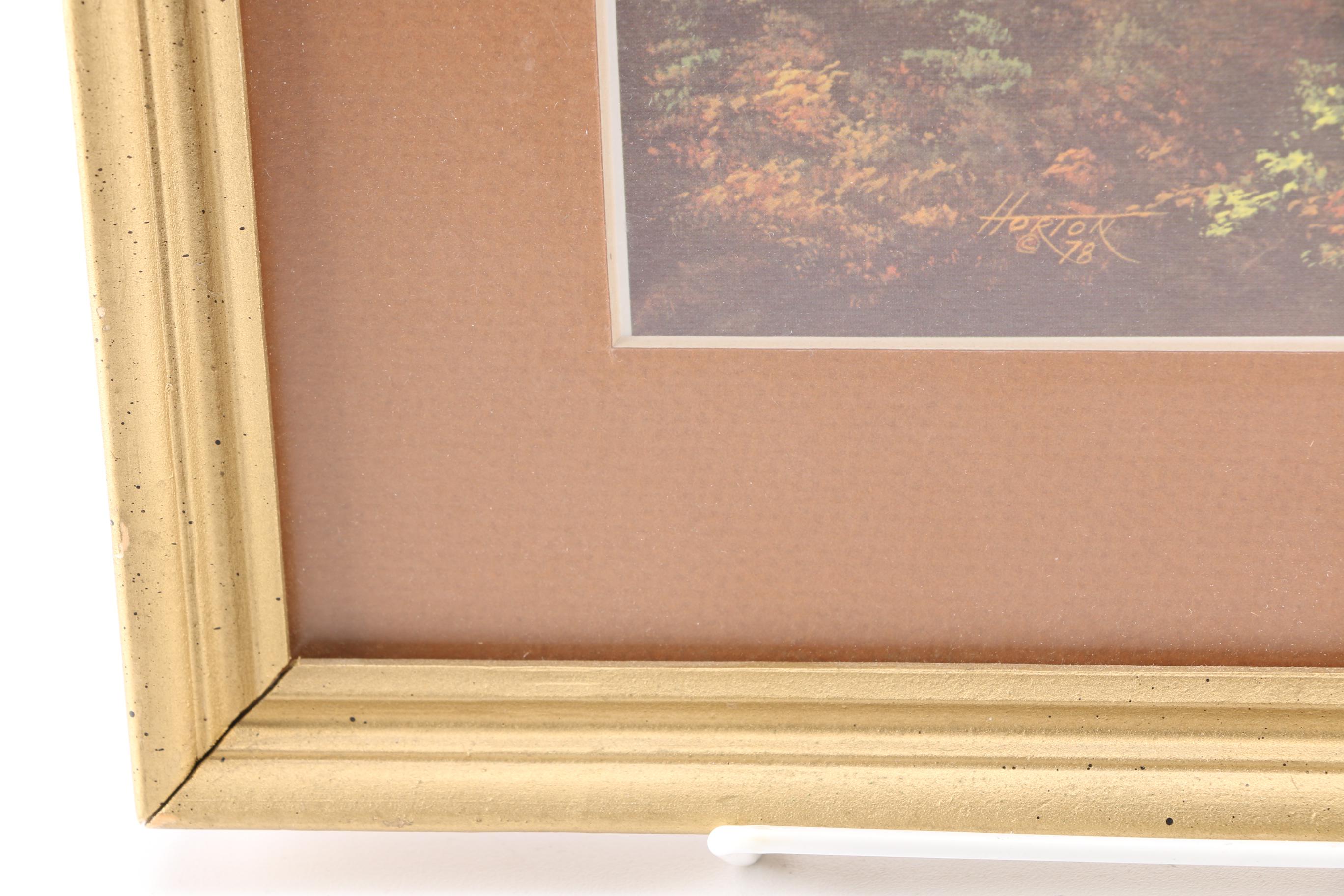 Jim Horton Limited Edition Offset Lithograph of Forest Landscape