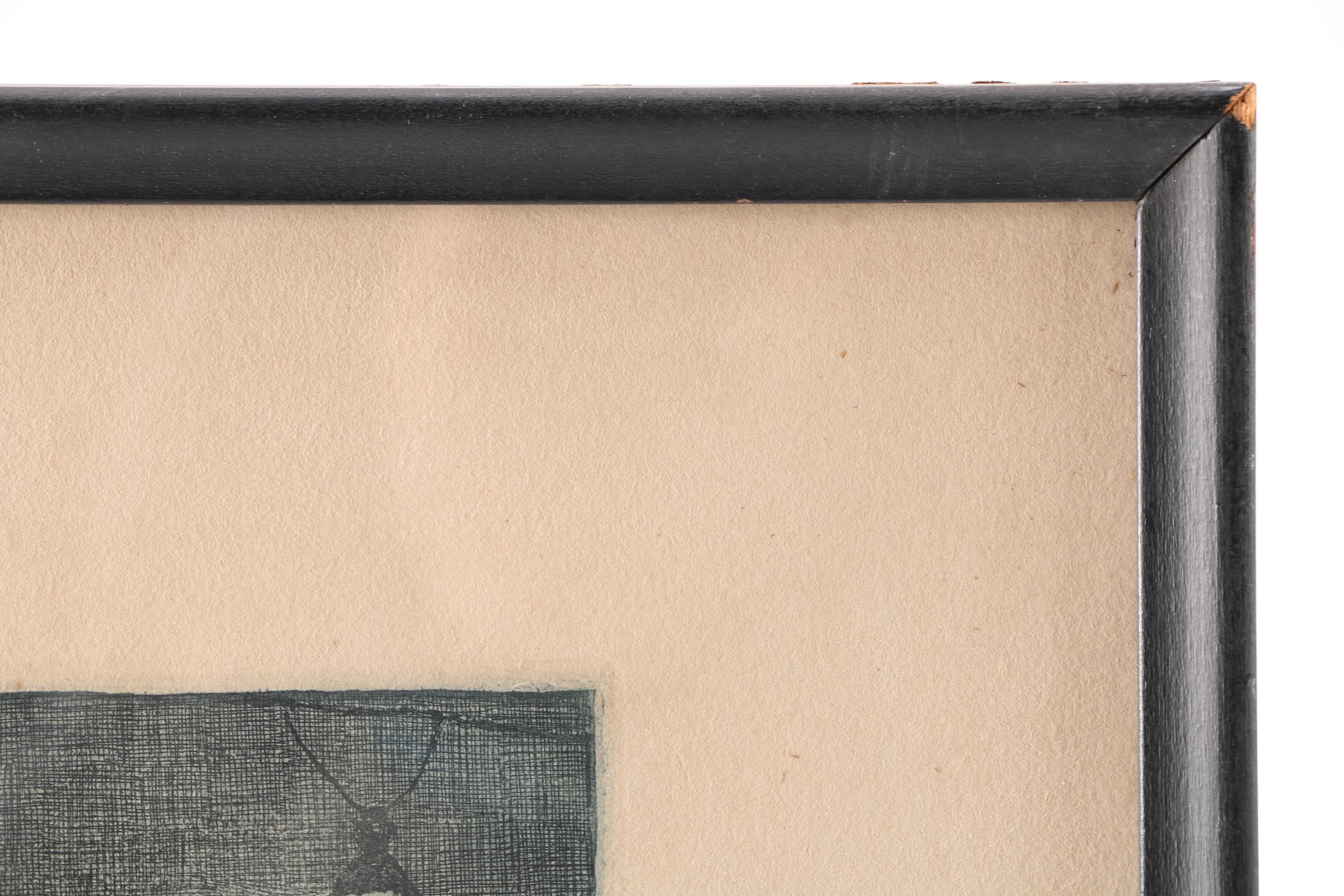 Aquatint Etching on Paper "Rothenburg o. T. Plönlein"