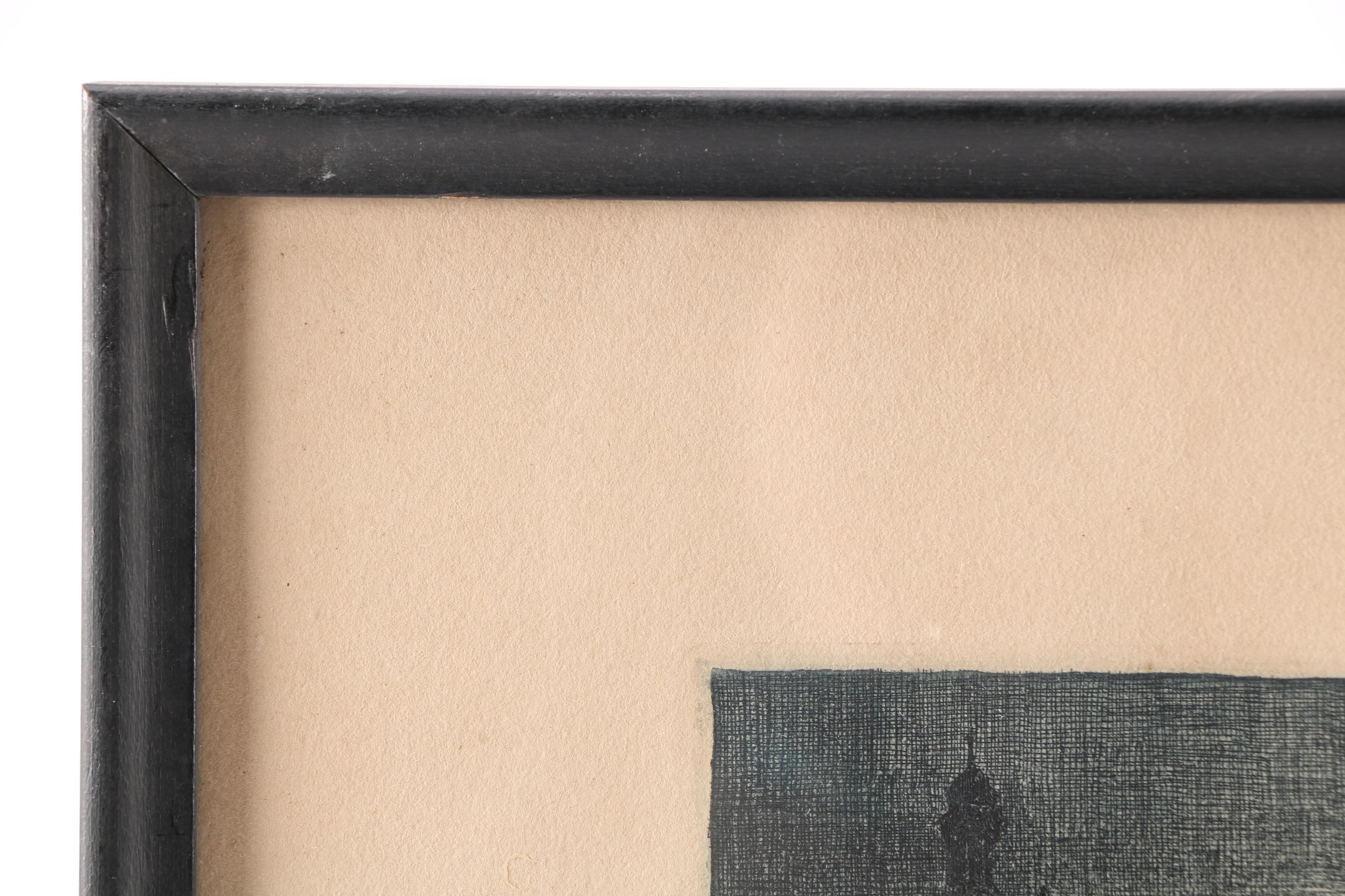 Aquatint Etching on Paper "Rothenburg o. T. Plönlein"