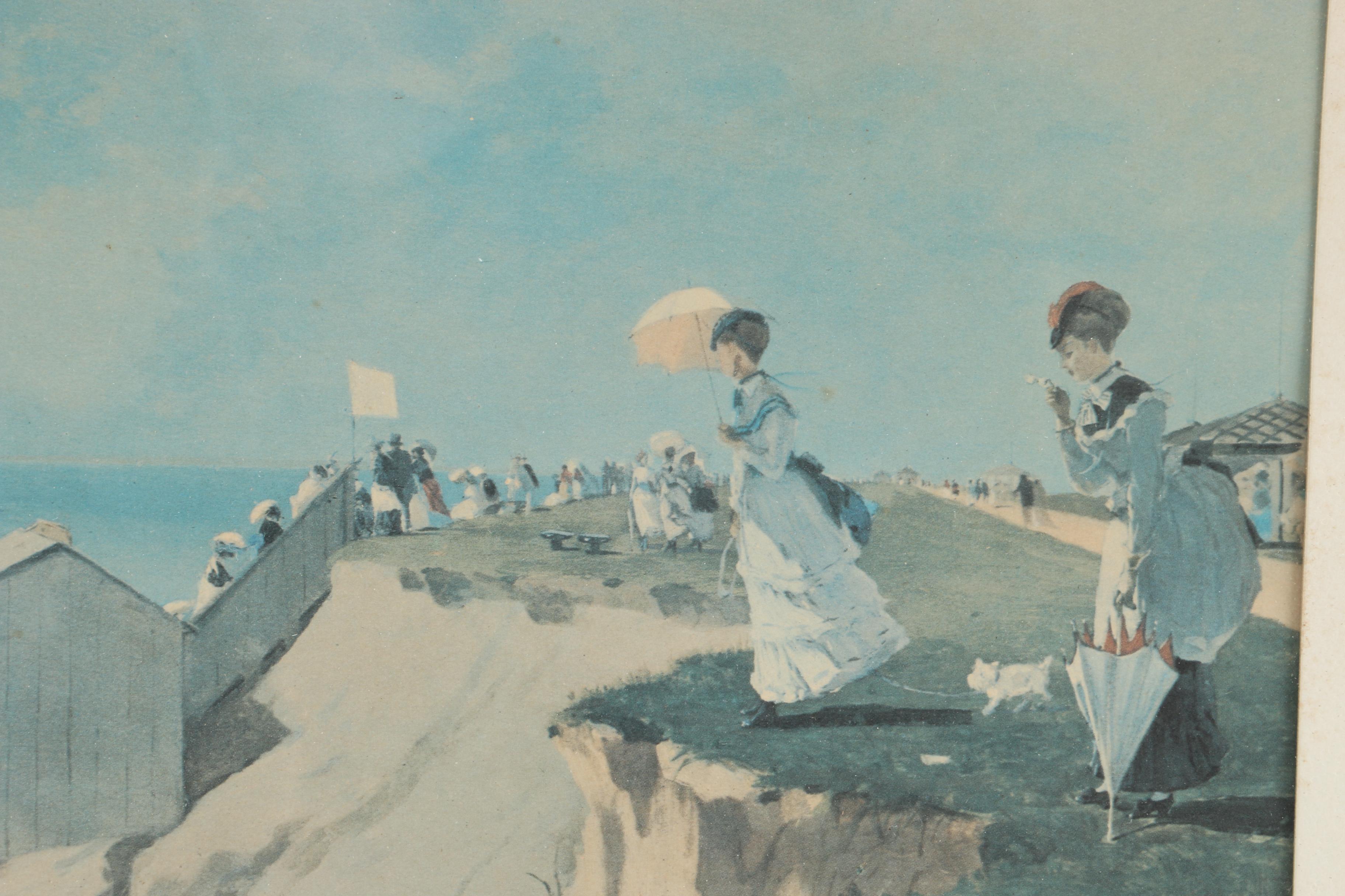 Winslow Homer Offset Lithograph Print "Long Branch, N.J."