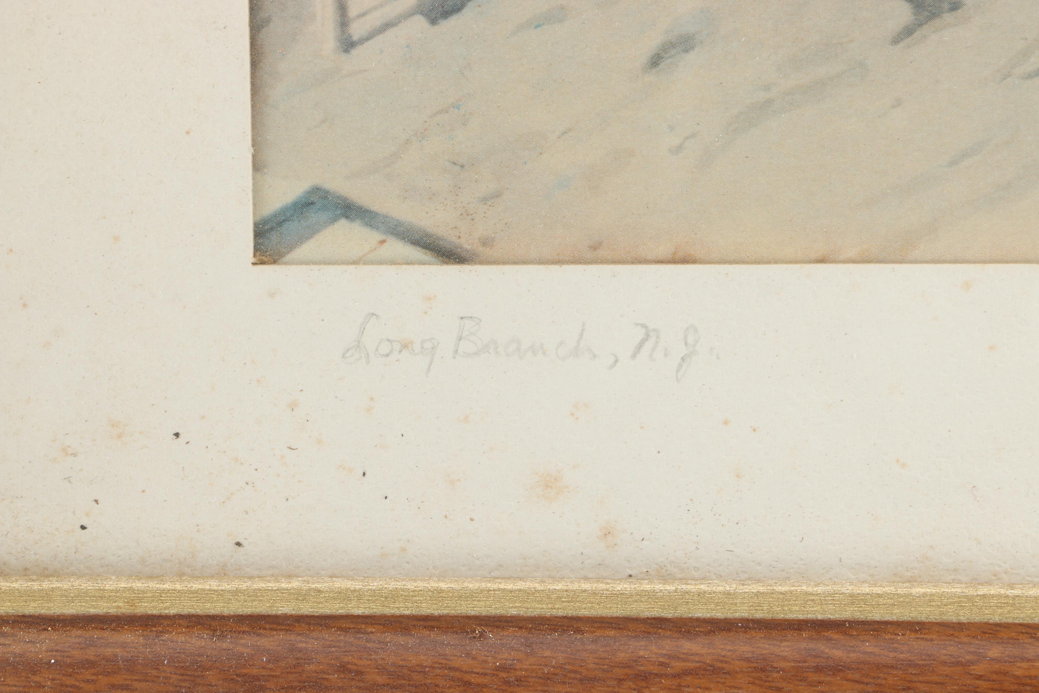 Winslow Homer Offset Lithograph Print "Long Branch, N.J."