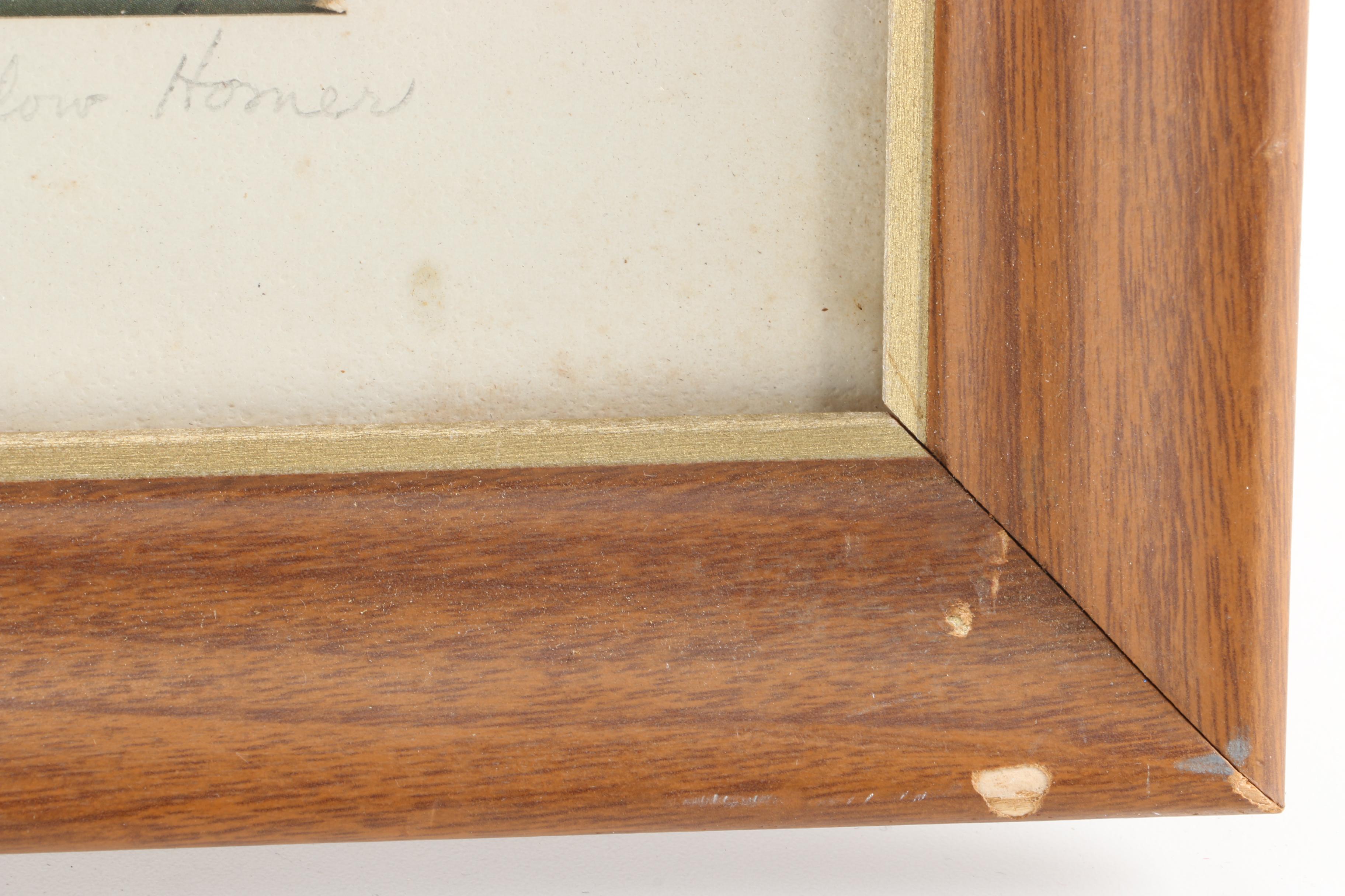 Winslow Homer Offset Lithograph Print "Long Branch, N.J."