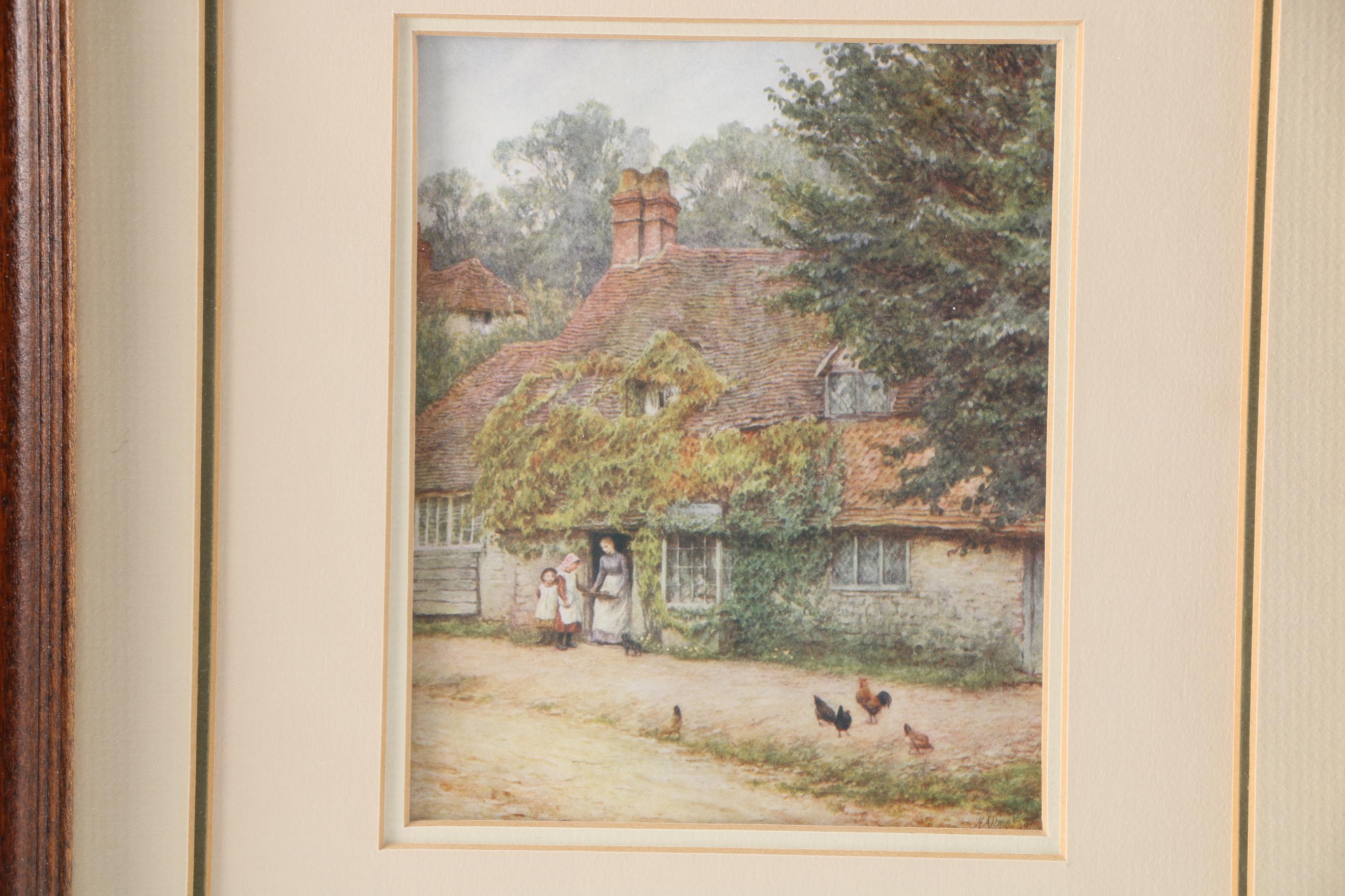1904 Offset Lithograph After Helen Allingham "The Fish-Shop, Haslemere"