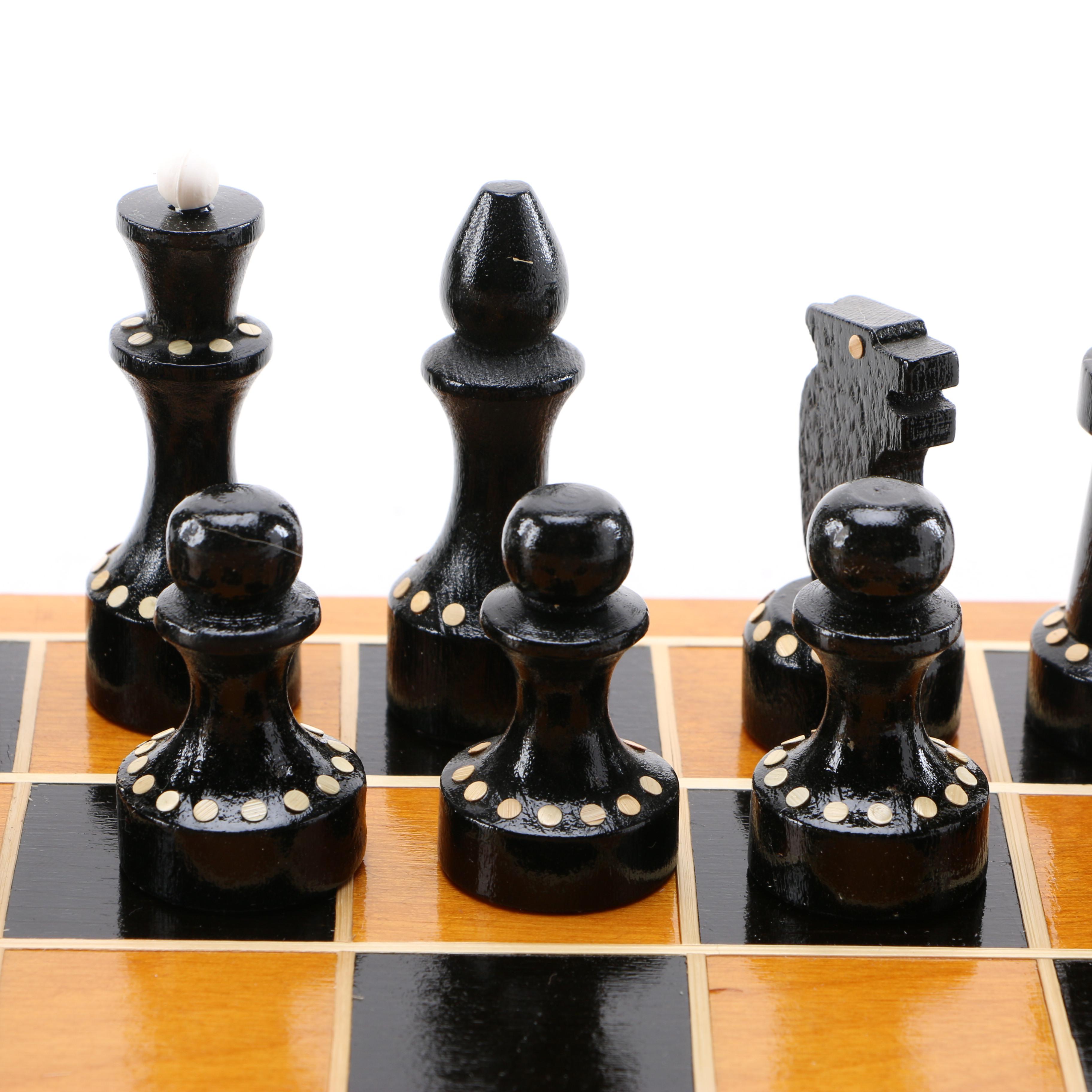 Russian Beginners Wooden Chess Set