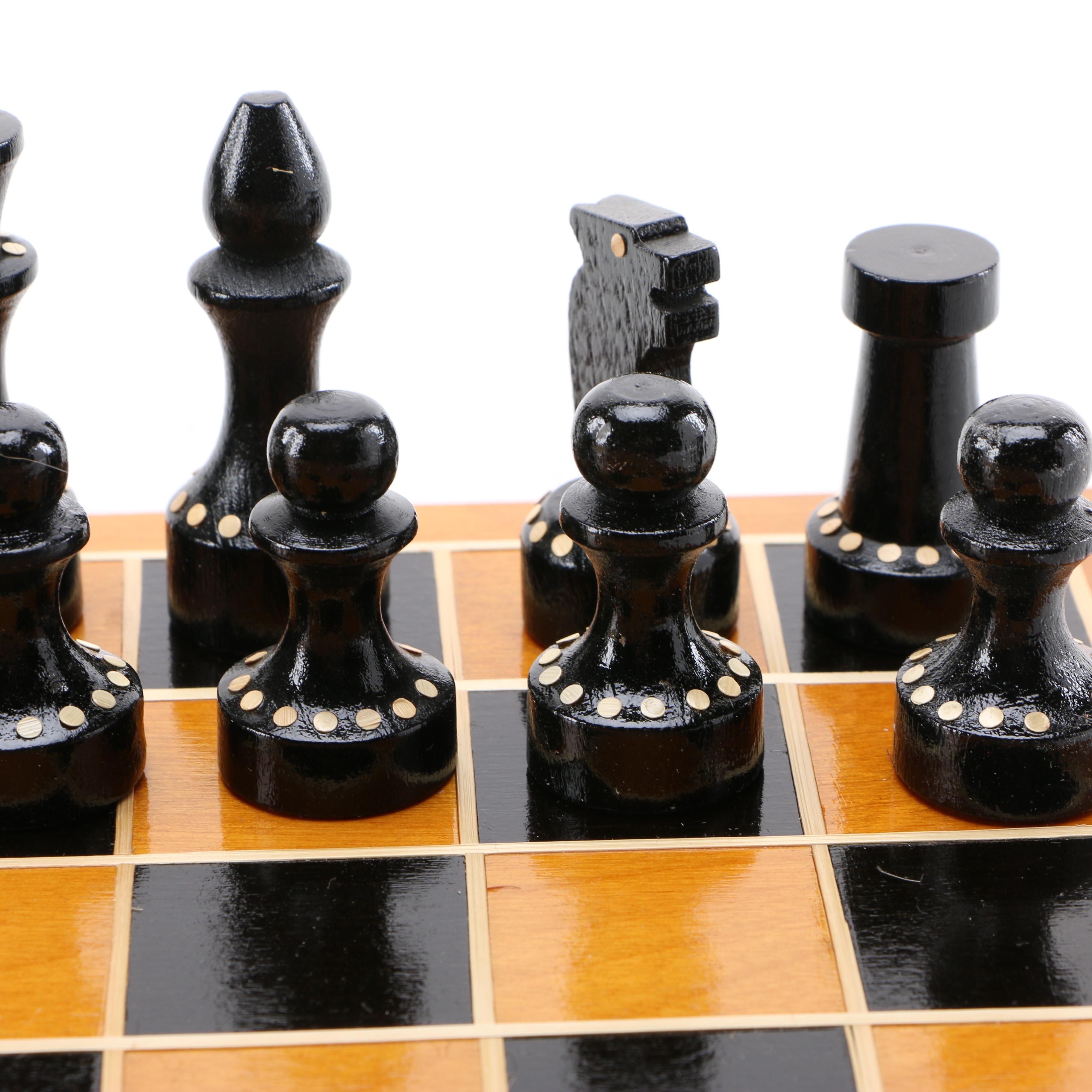 Russian Beginners Wooden Chess Set