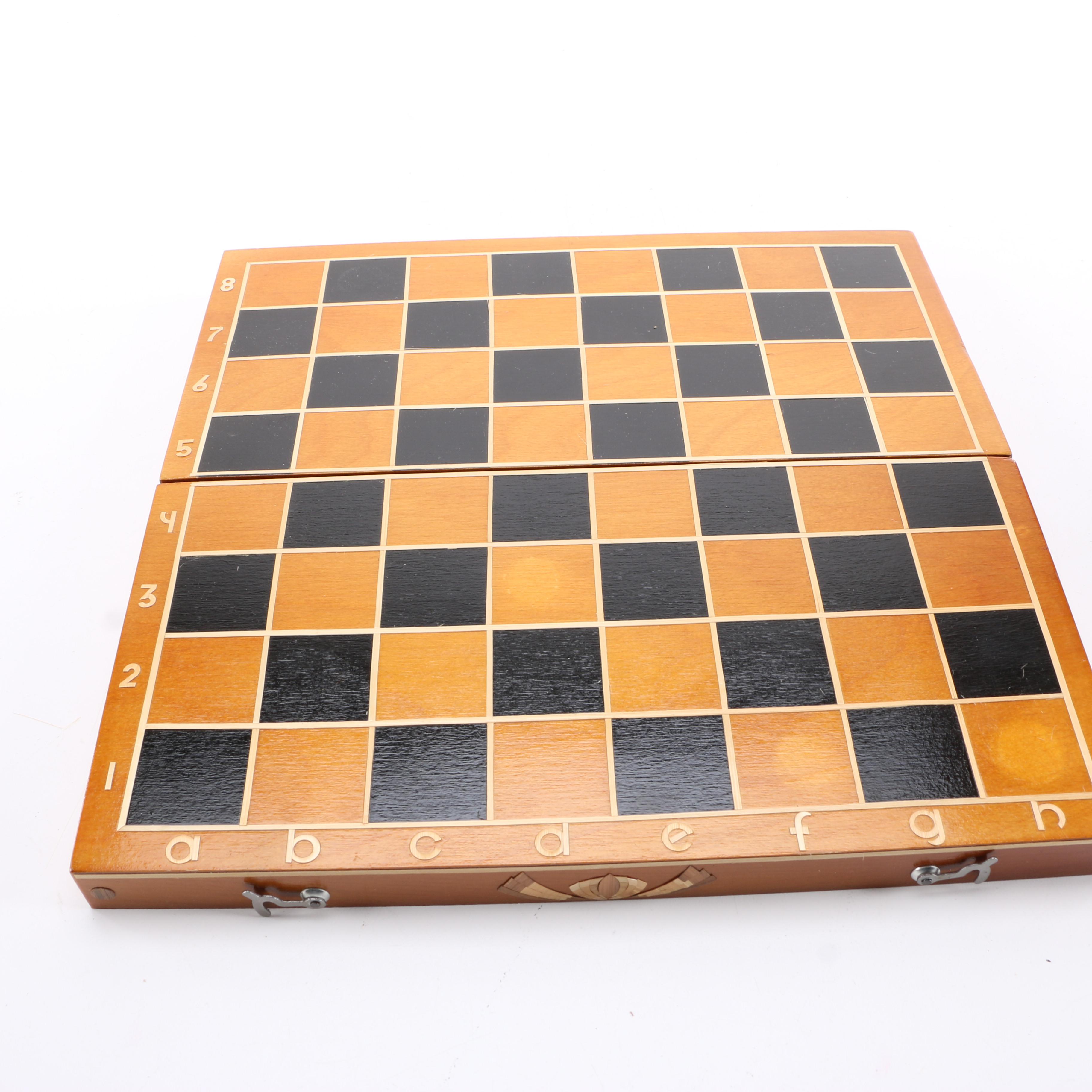 Russian Beginners Wooden Chess Set