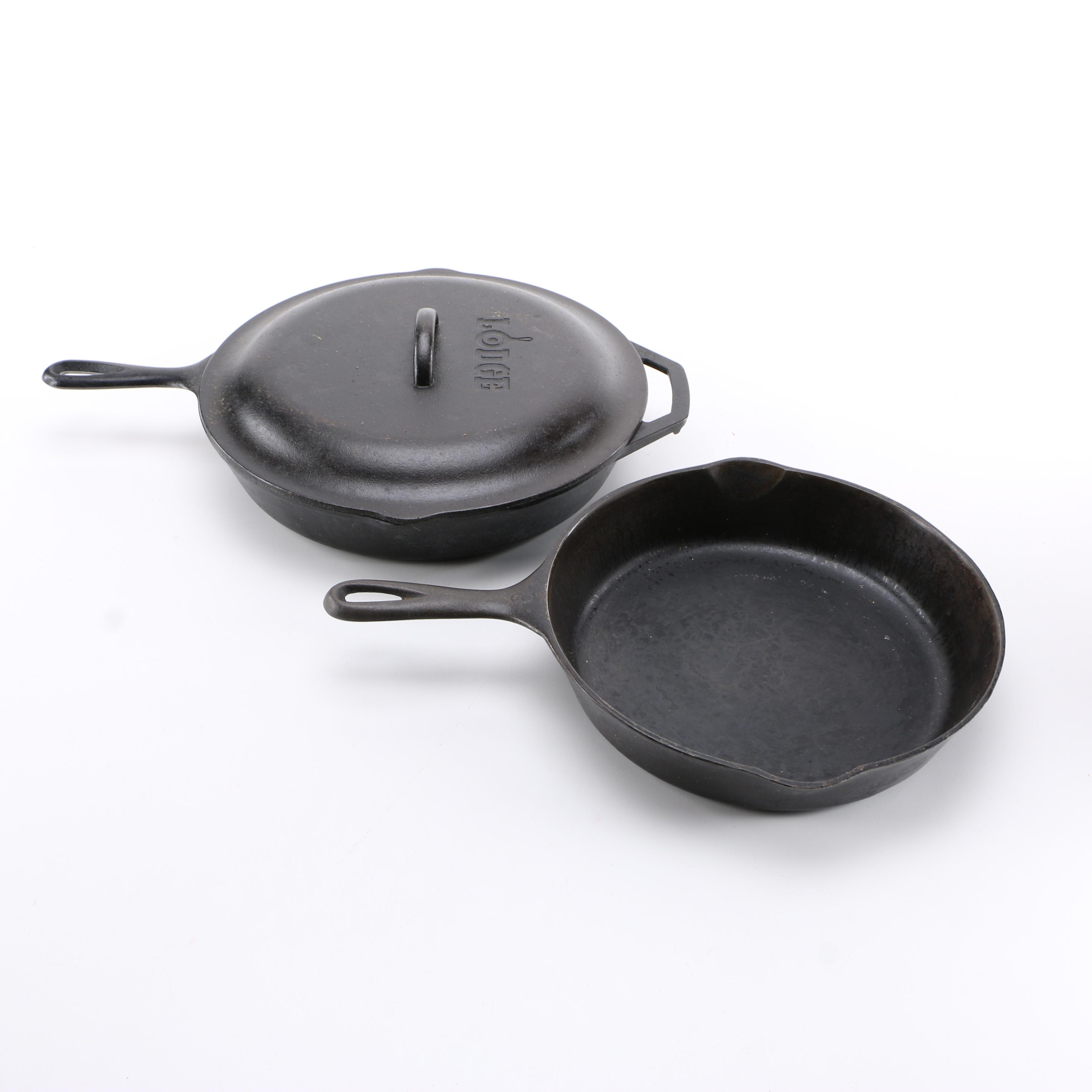 Pair of Cast Iron Skillets