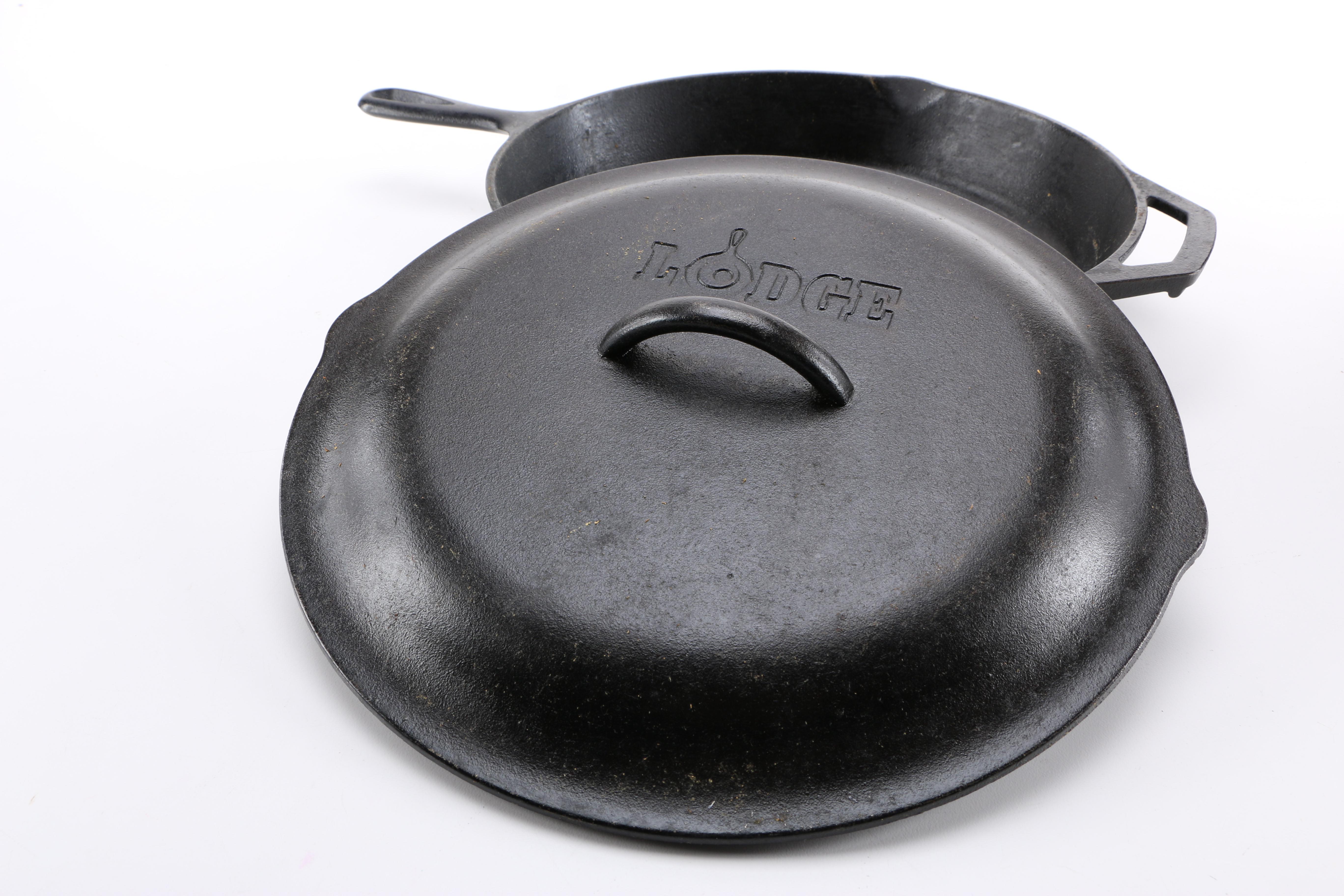 Pair of Cast Iron Skillets