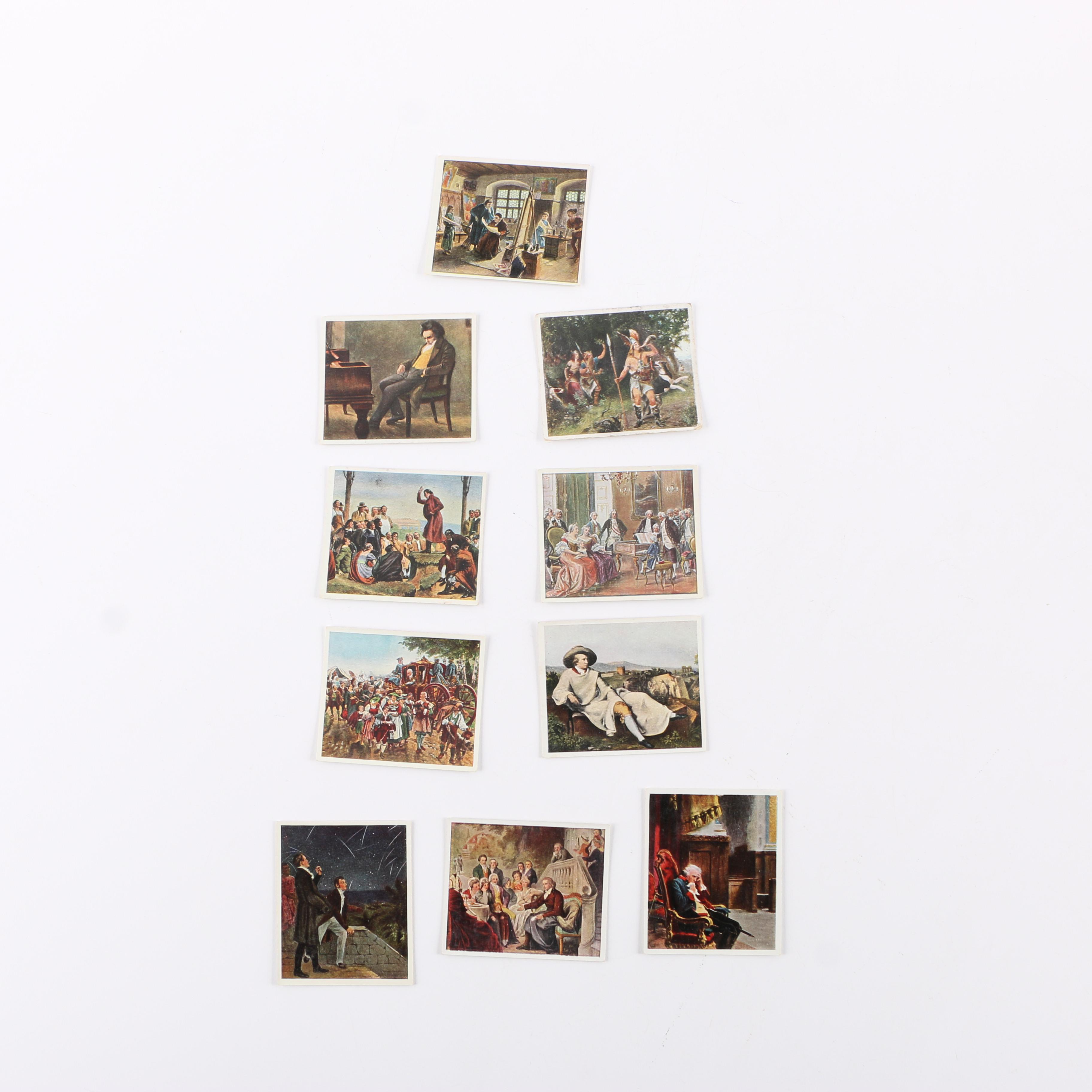 Vintage German Eckstein No. 5 Cigarette Cards