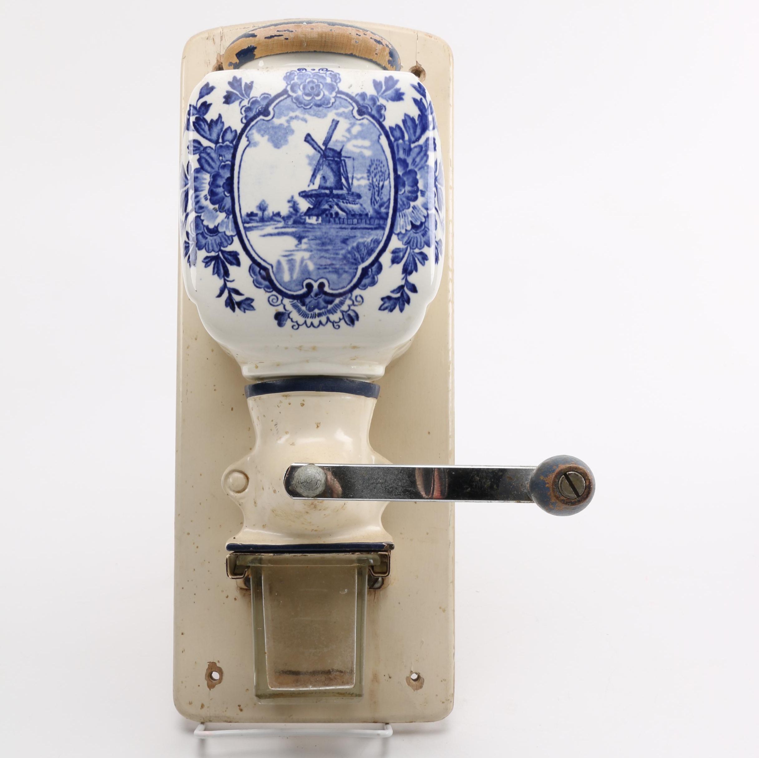 Deve Delft Blue Coffee Grinder