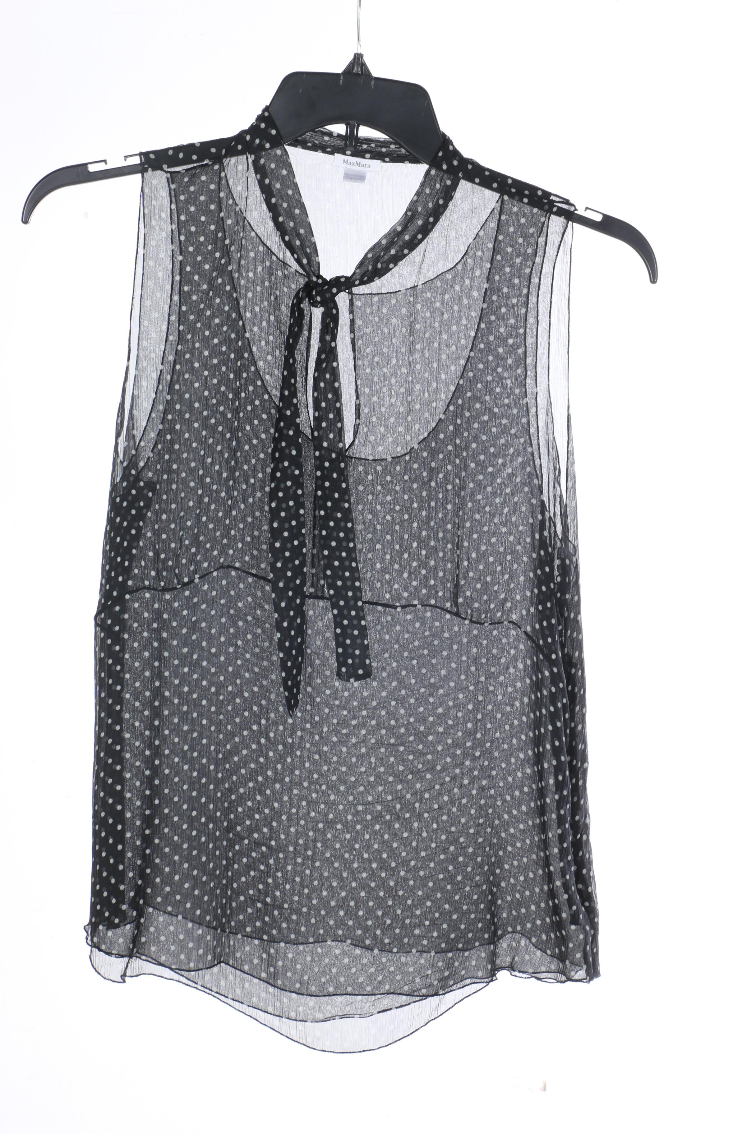 Women's Blouses Featuring Carmen Marc Valvo and Max Mara