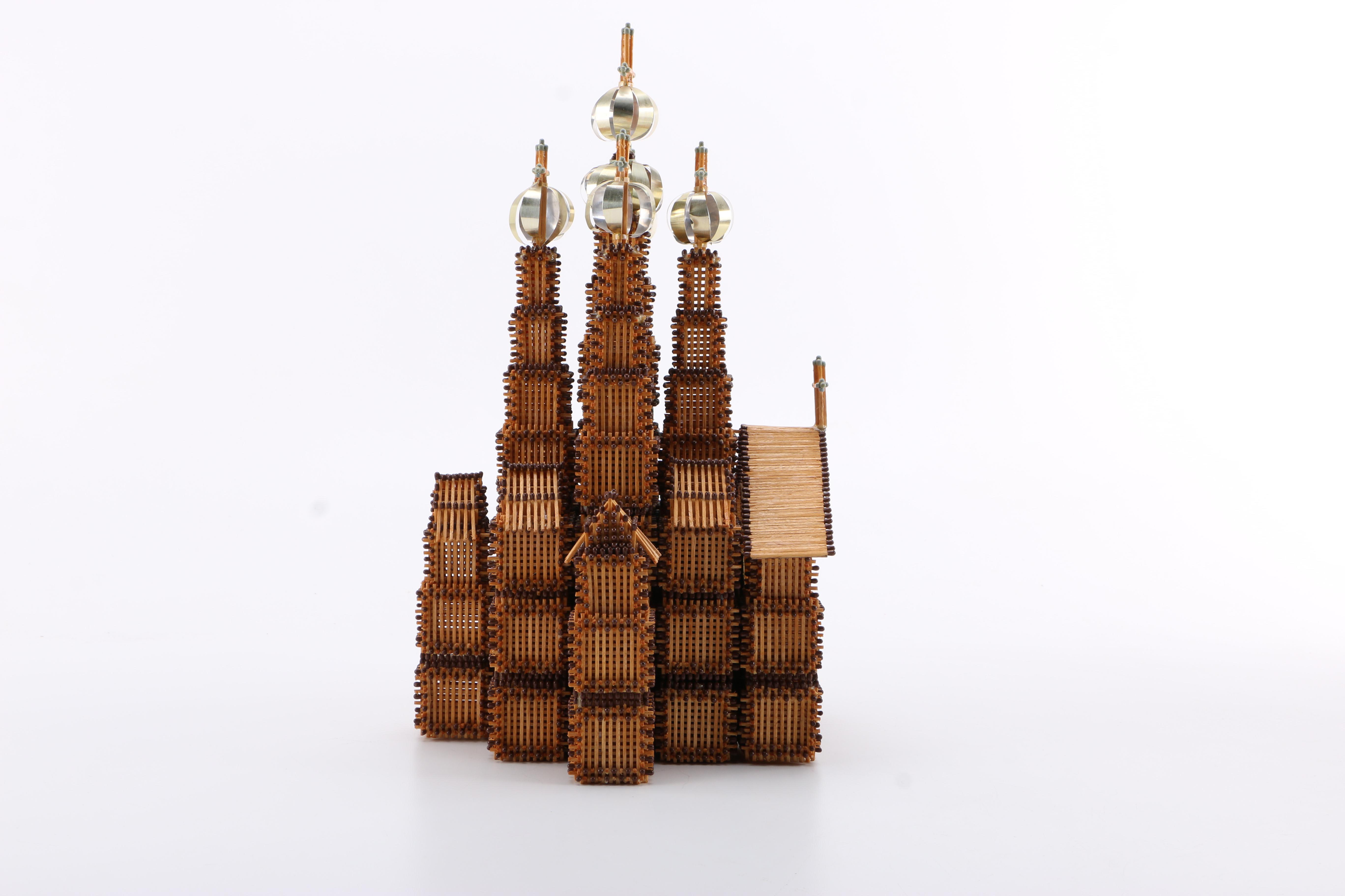 Wooden Matchstick Cathedral