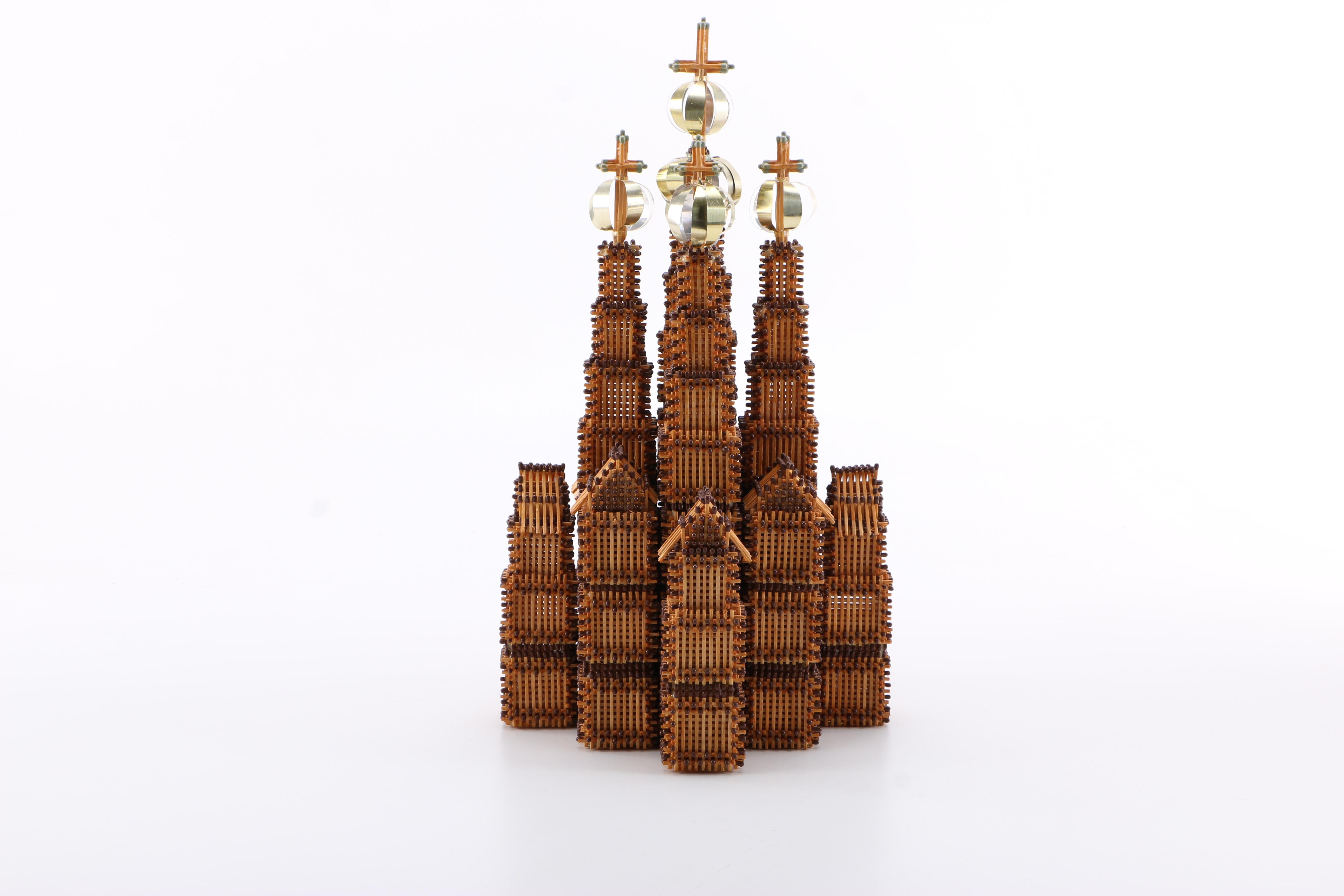 Wooden Matchstick Cathedral