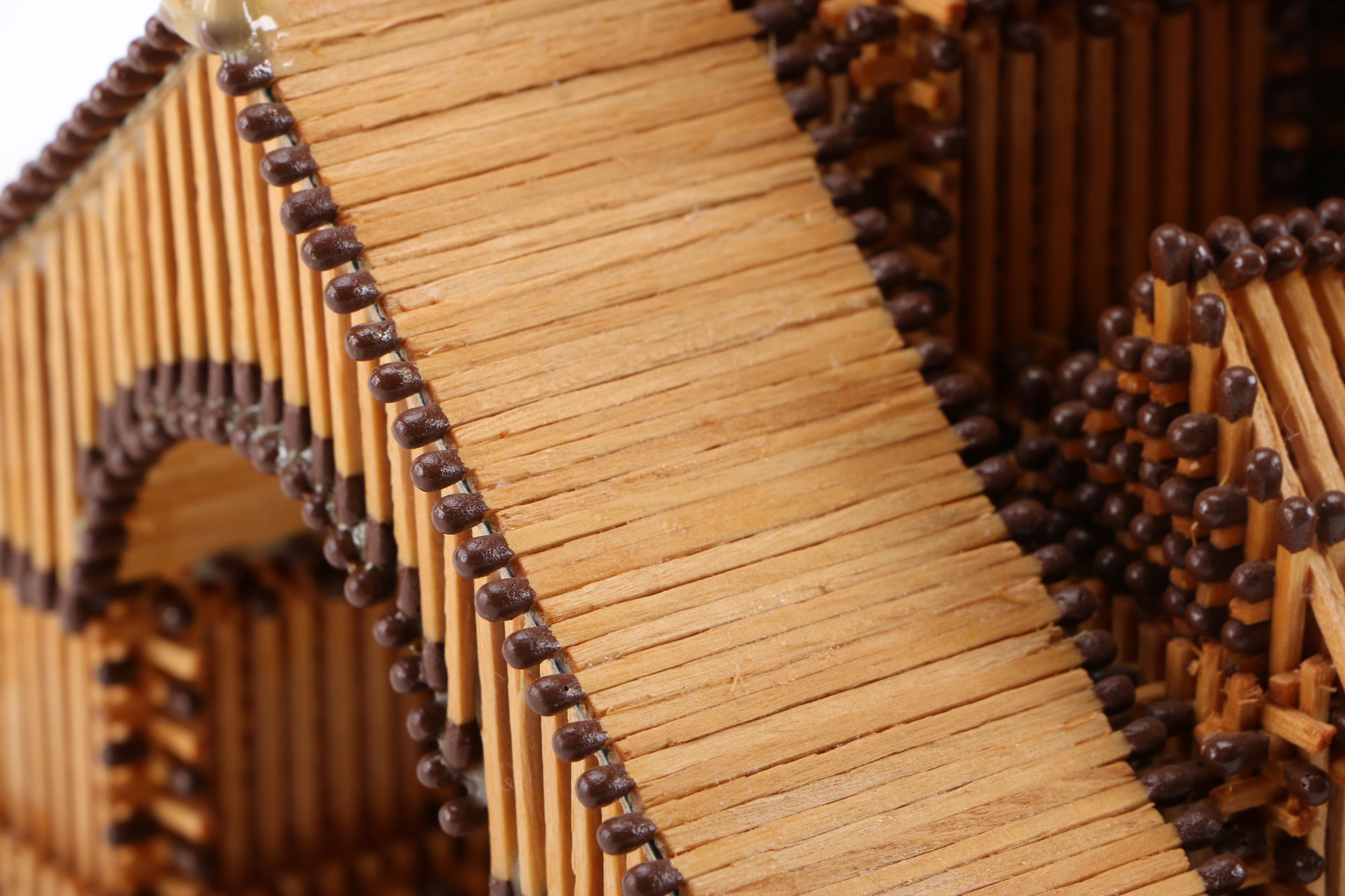 Wooden Matchstick Cathedral