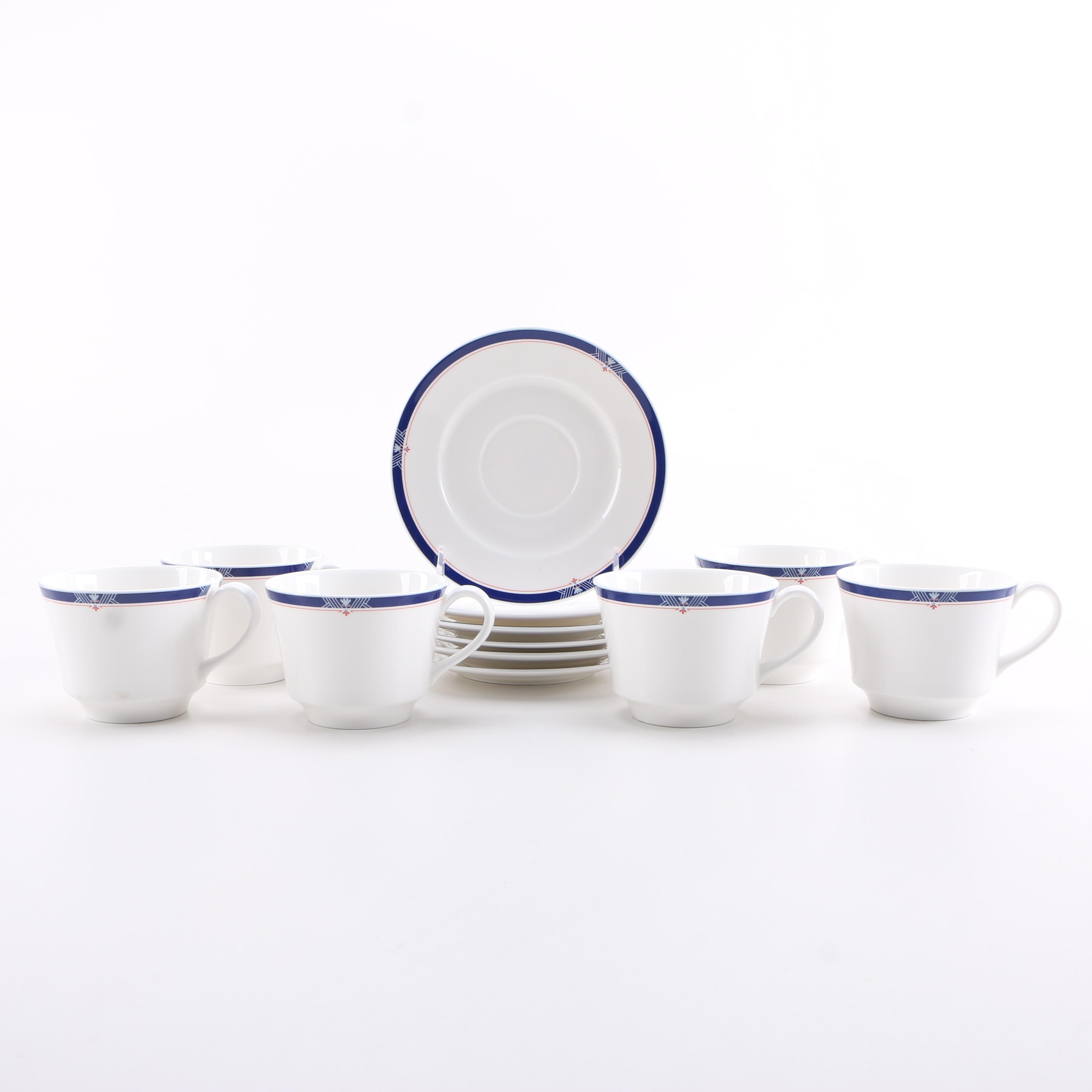 Lenox Decor "Valley Forge" Tea Cups and Saucers