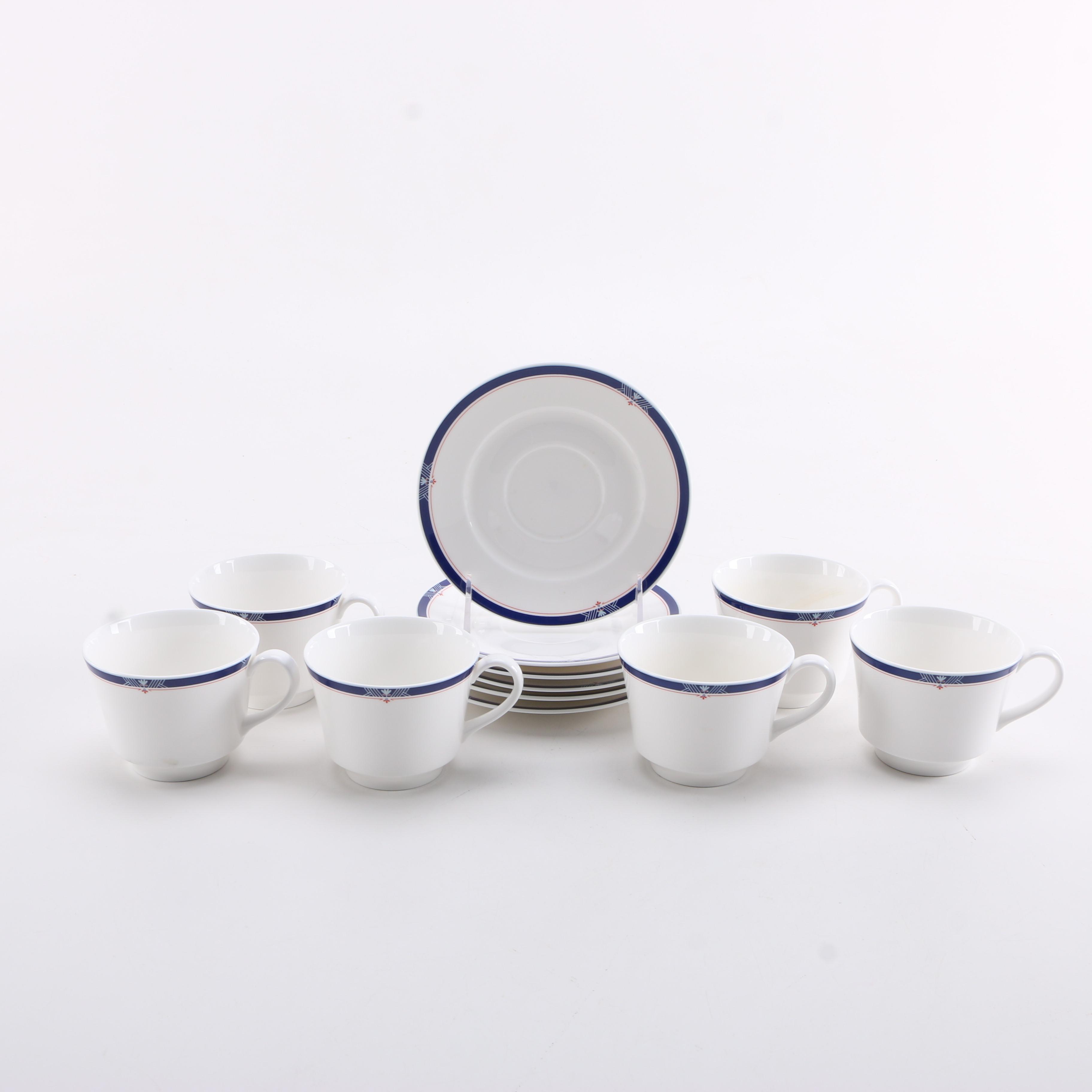 Lenox Decor "Valley Forge" Tea Cups and Saucers