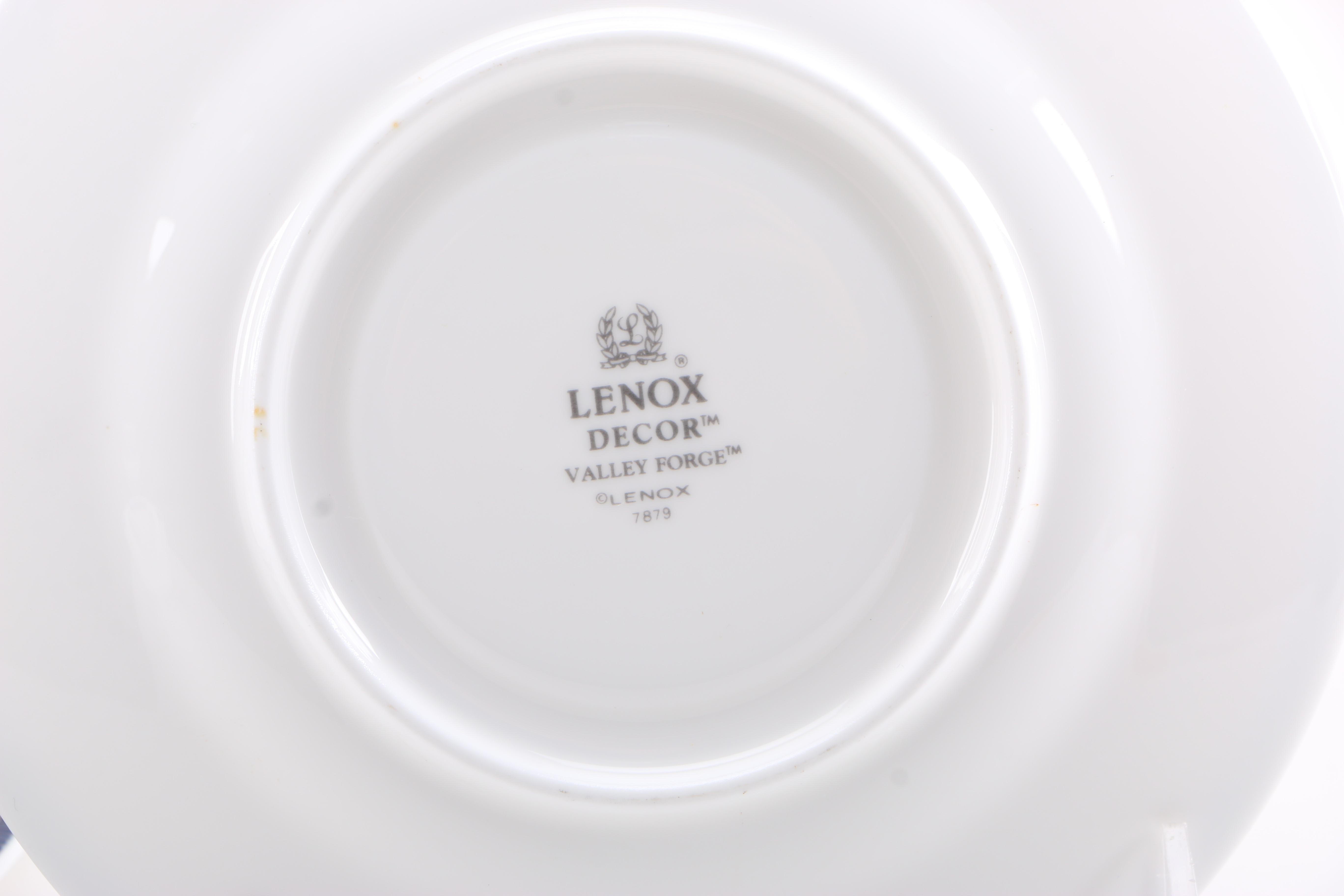 Lenox Decor "Valley Forge" Tea Cups and Saucers