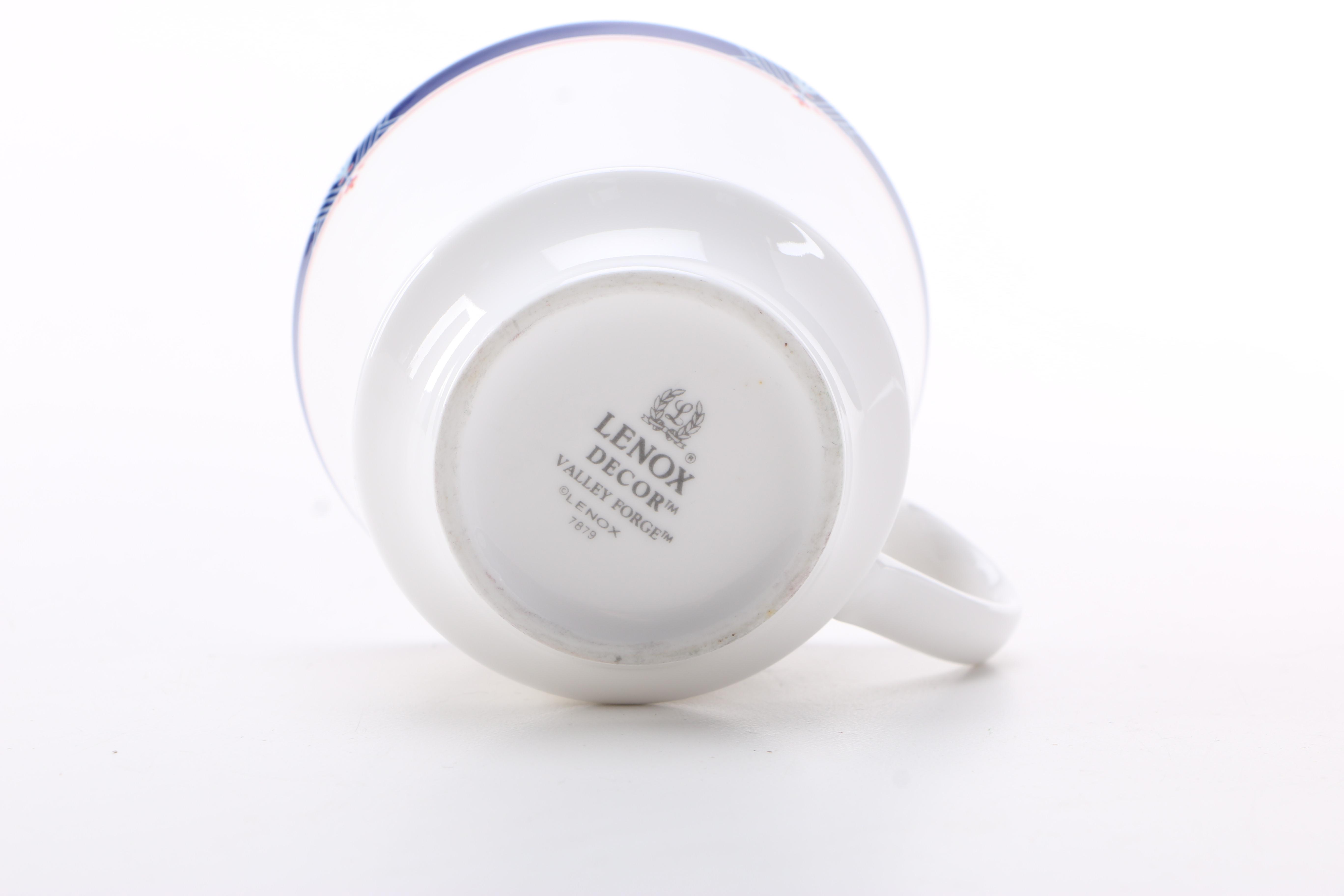 Lenox Decor "Valley Forge" Tea Cups and Saucers