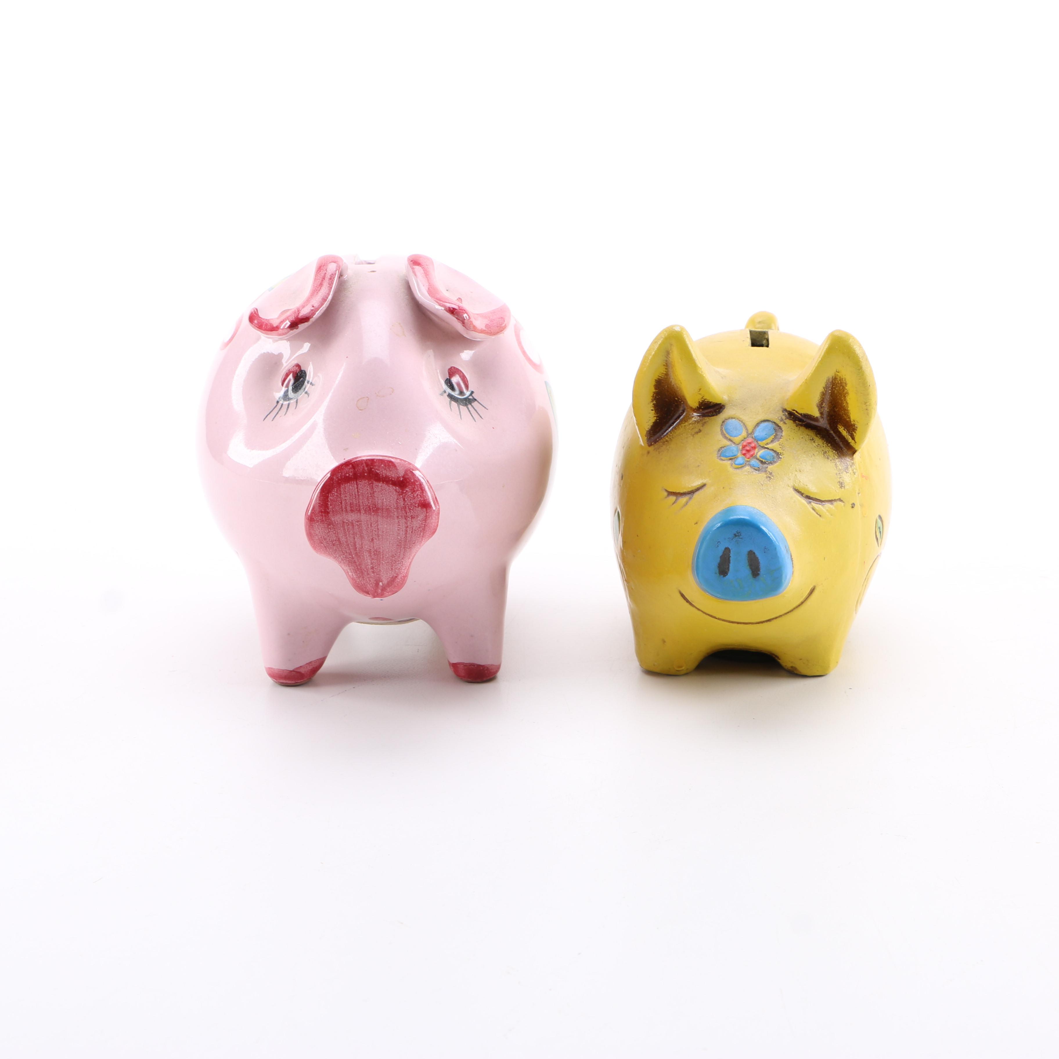 Japanese and Italian Piggy Banks