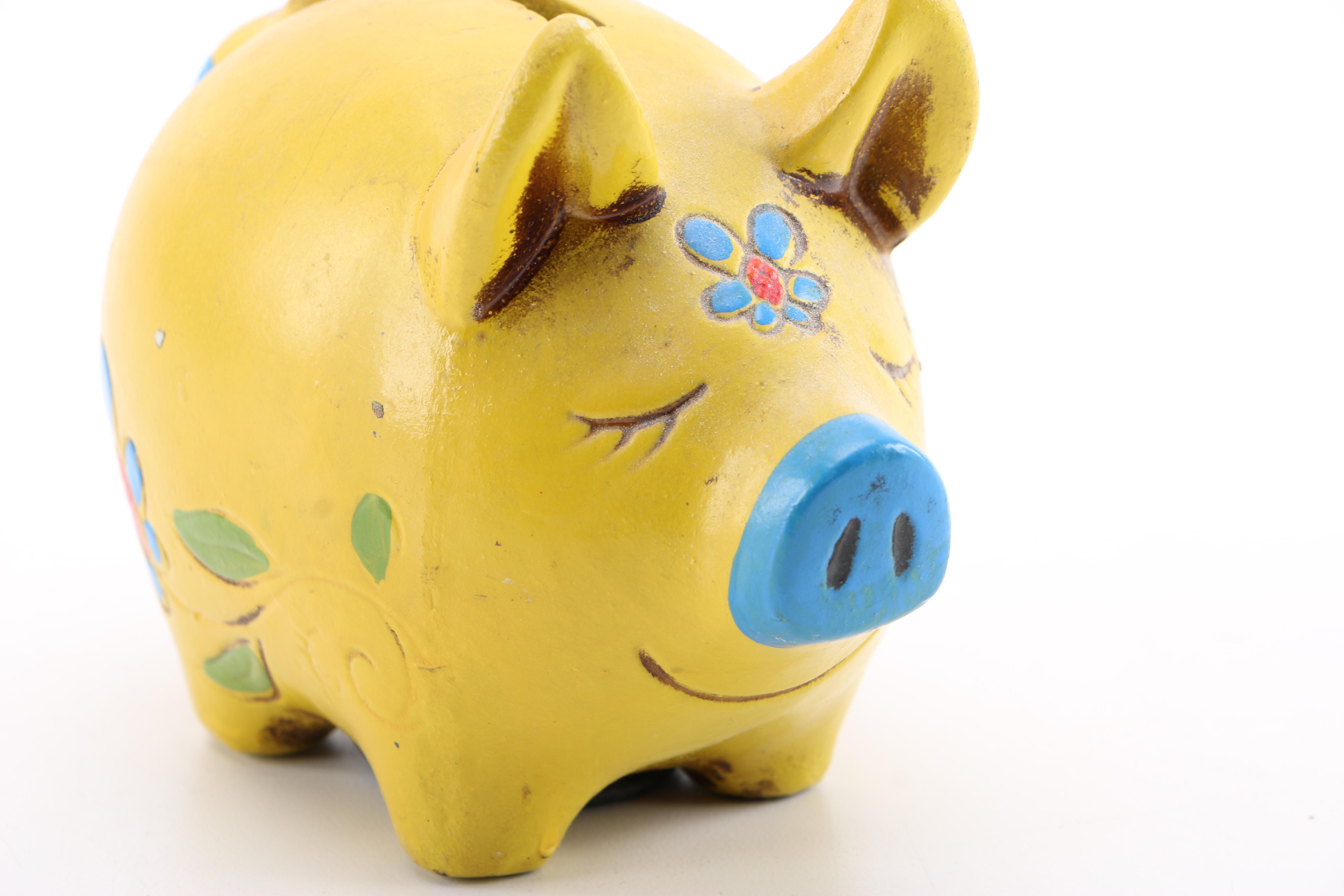 Japanese and Italian Piggy Banks