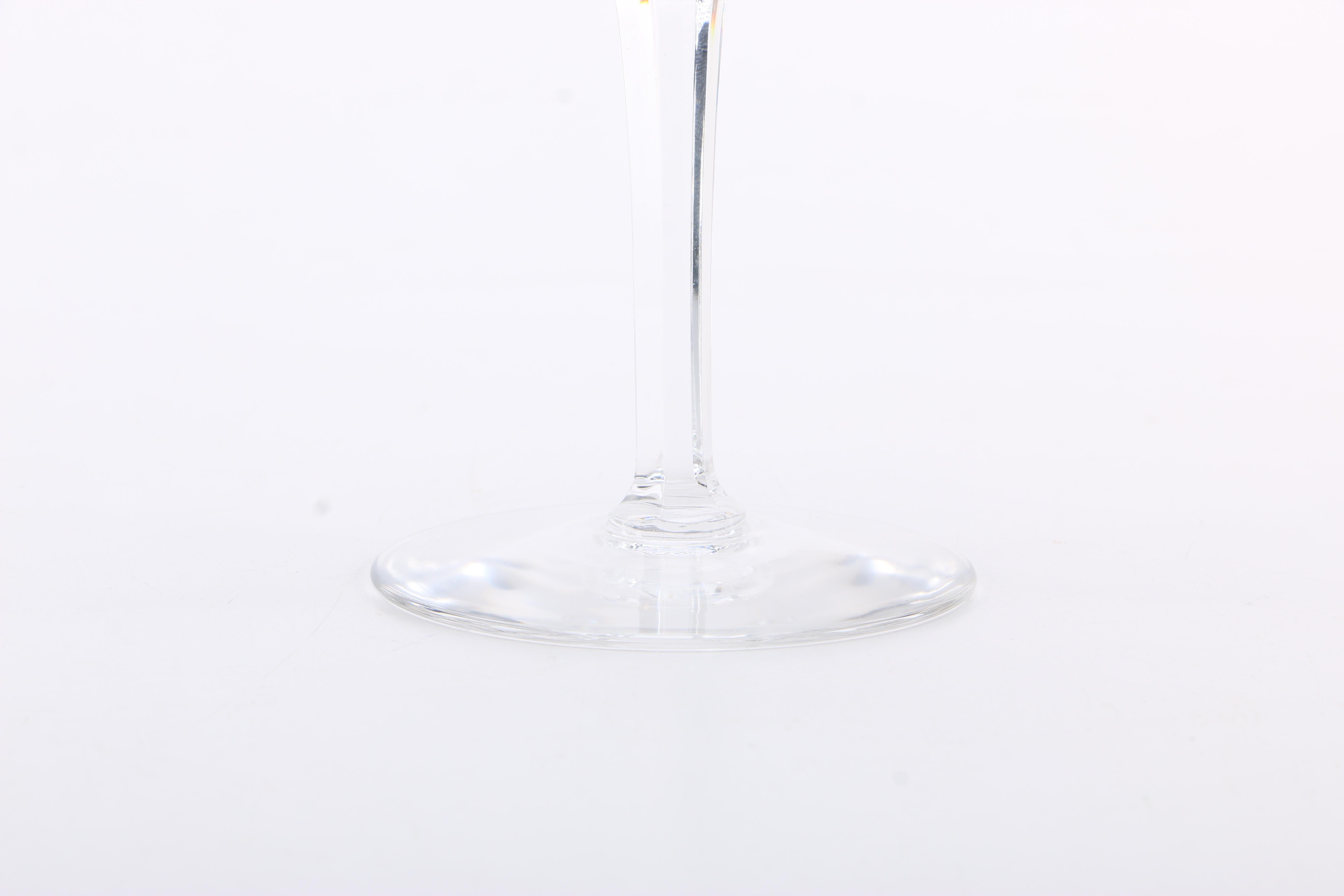 Val St. Lambert Crystal Red Wine Glasses