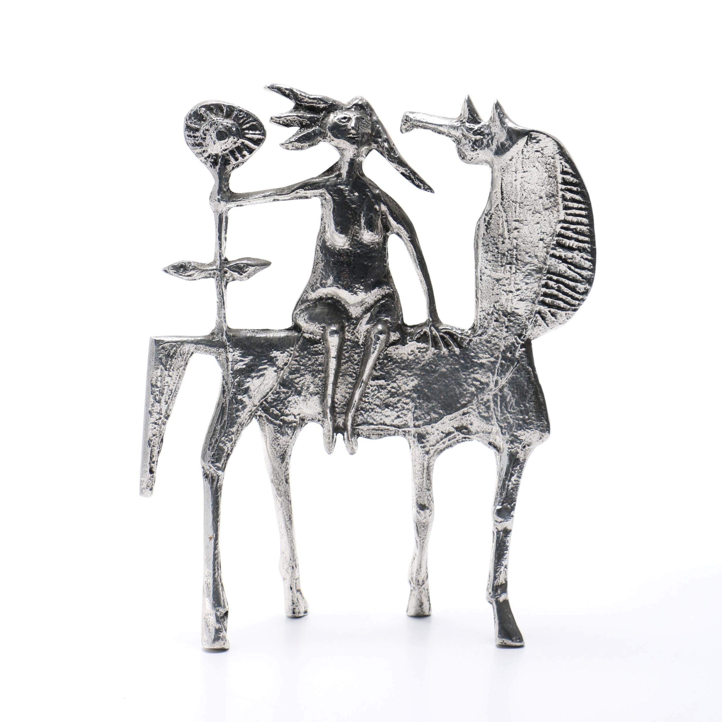 Don Drumm Folk Art Aluminum Sculpture