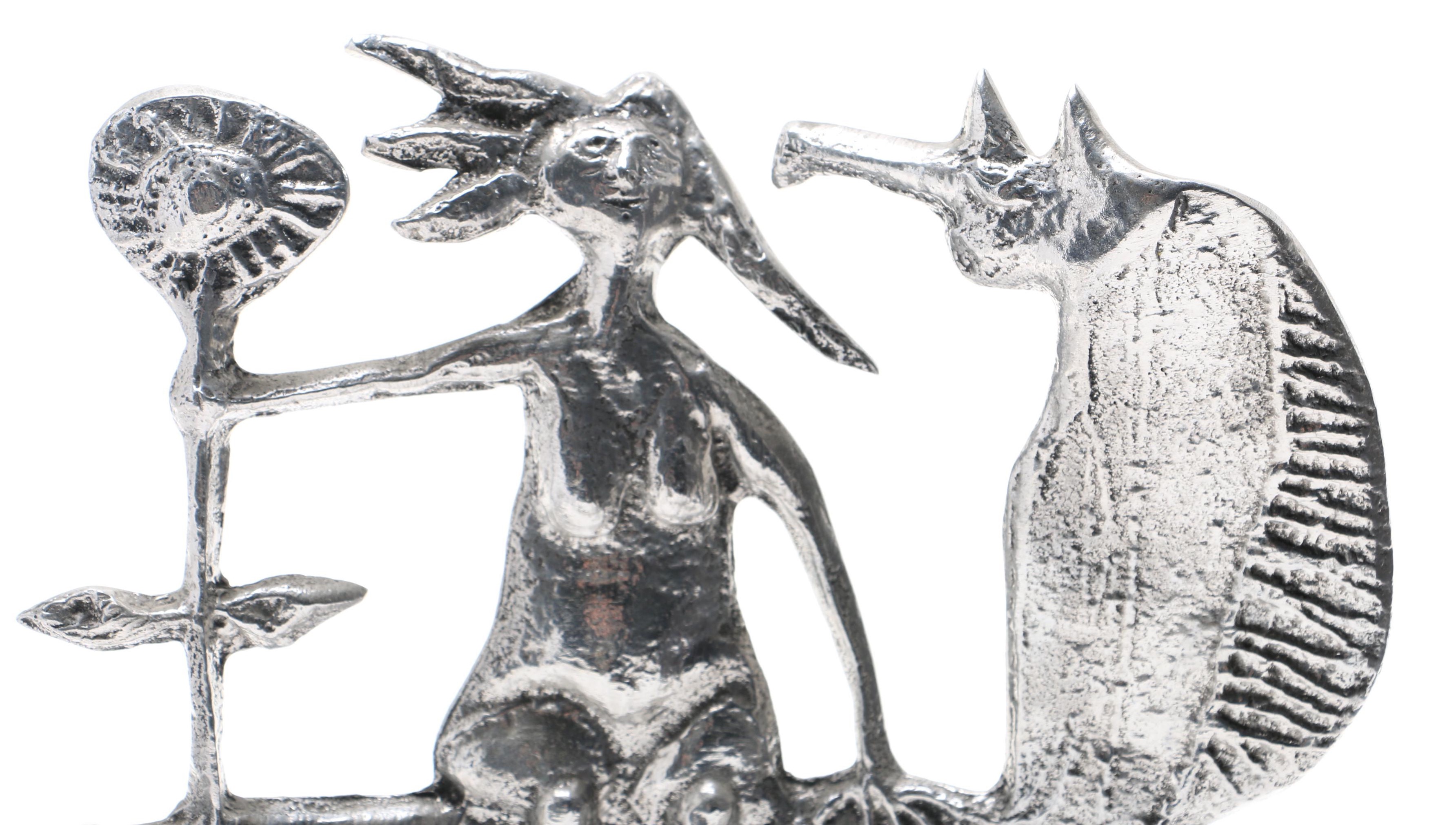 Don Drumm Folk Art Aluminum Sculpture