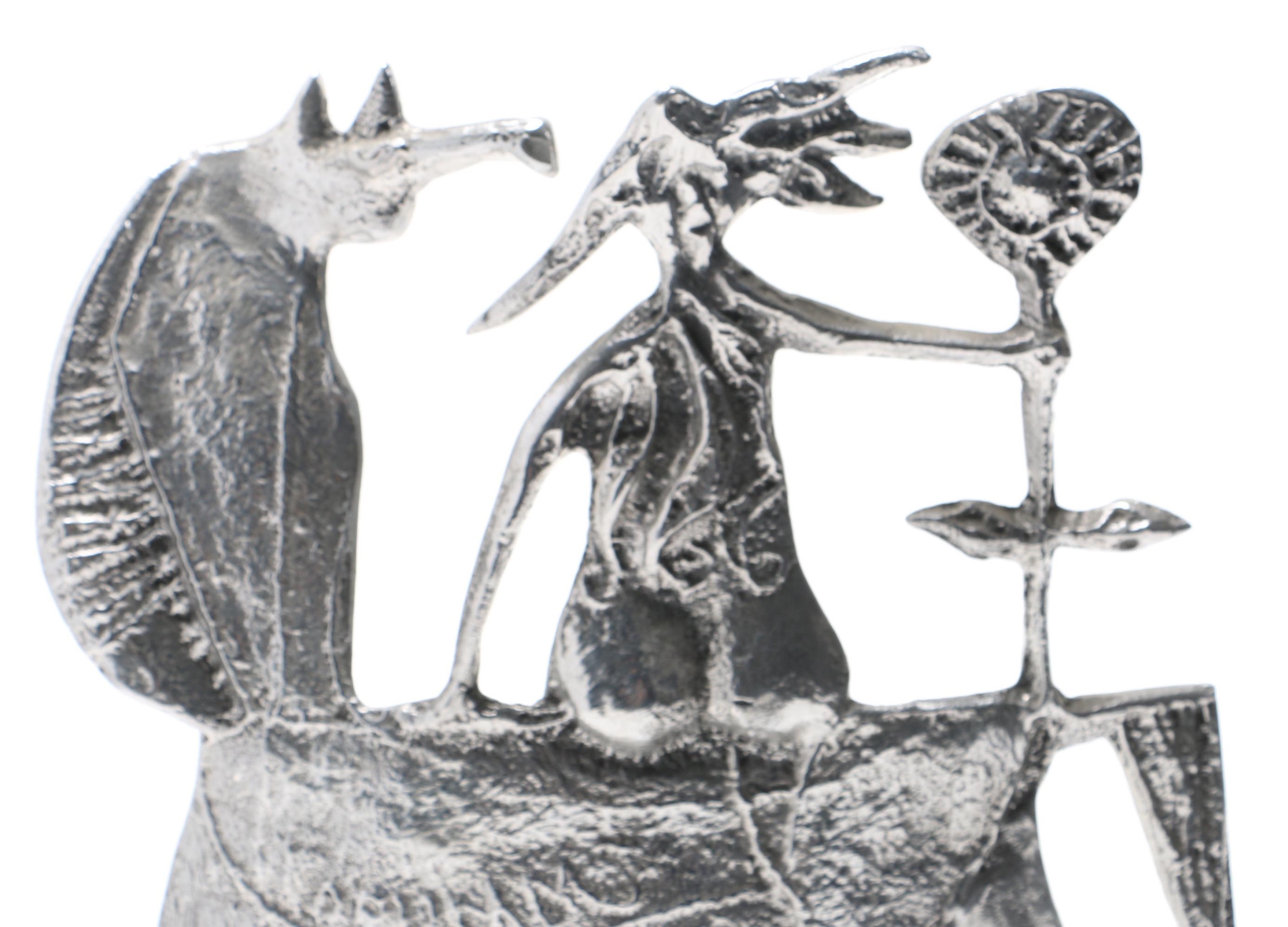 Don Drumm Folk Art Aluminum Sculpture