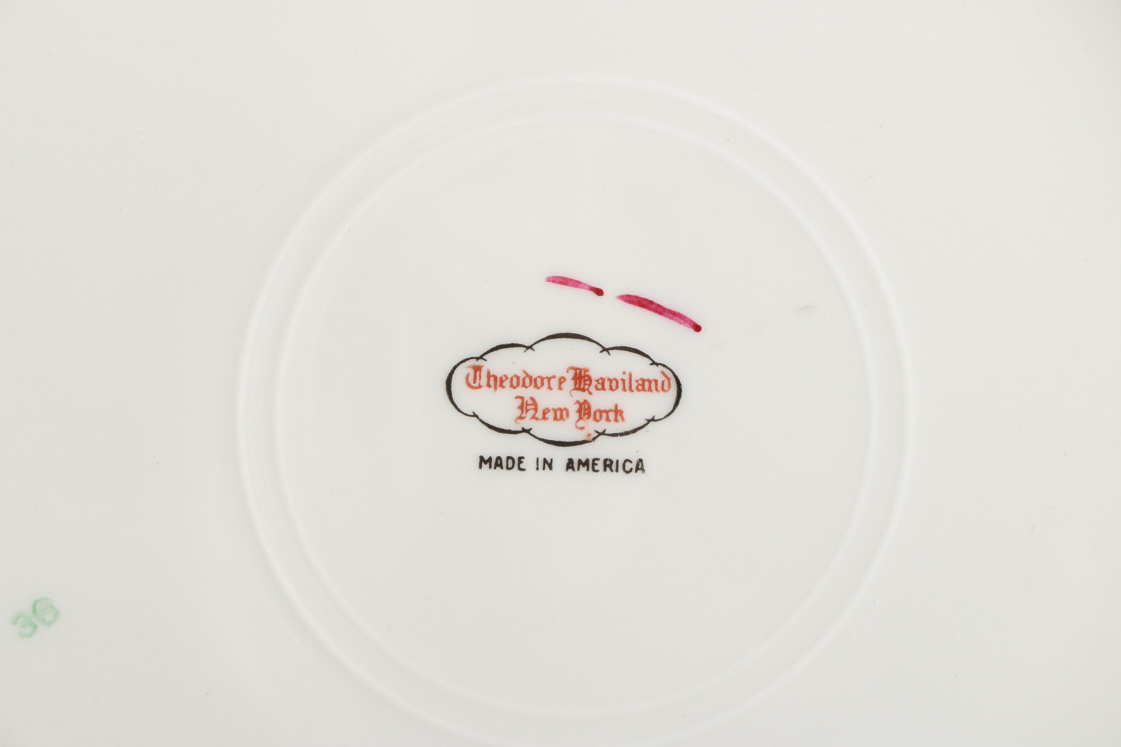 Theodore Haviland "Holmsford" Porcelain Dishes