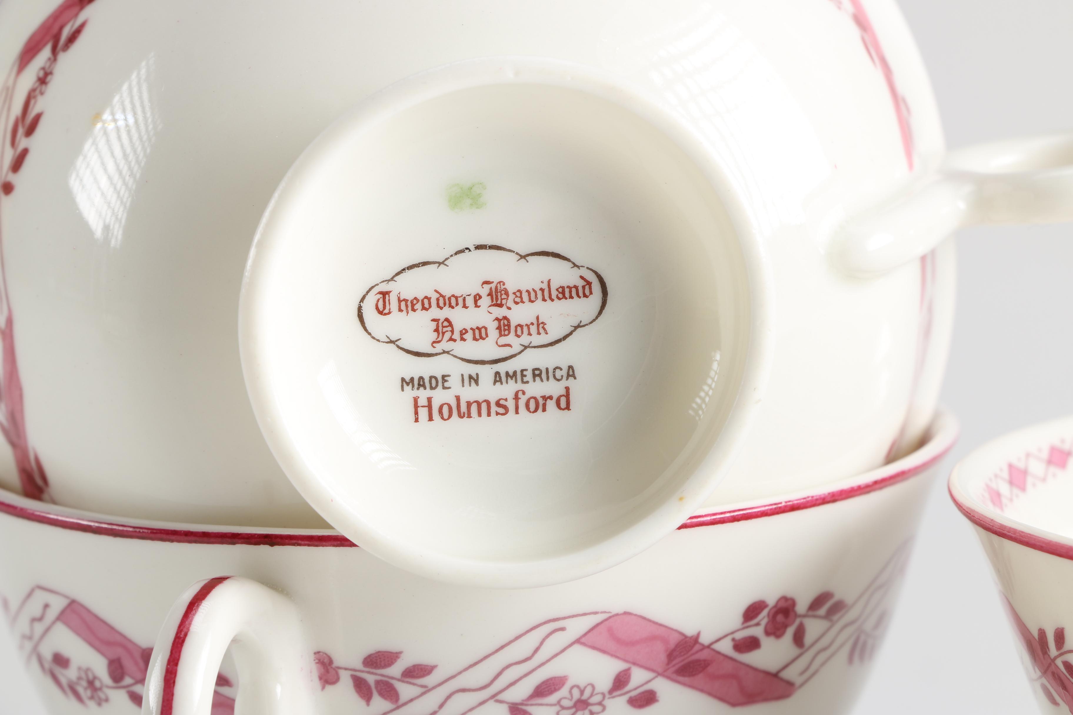 Theodore Haviland "Holmsford" Porcelain Dishes