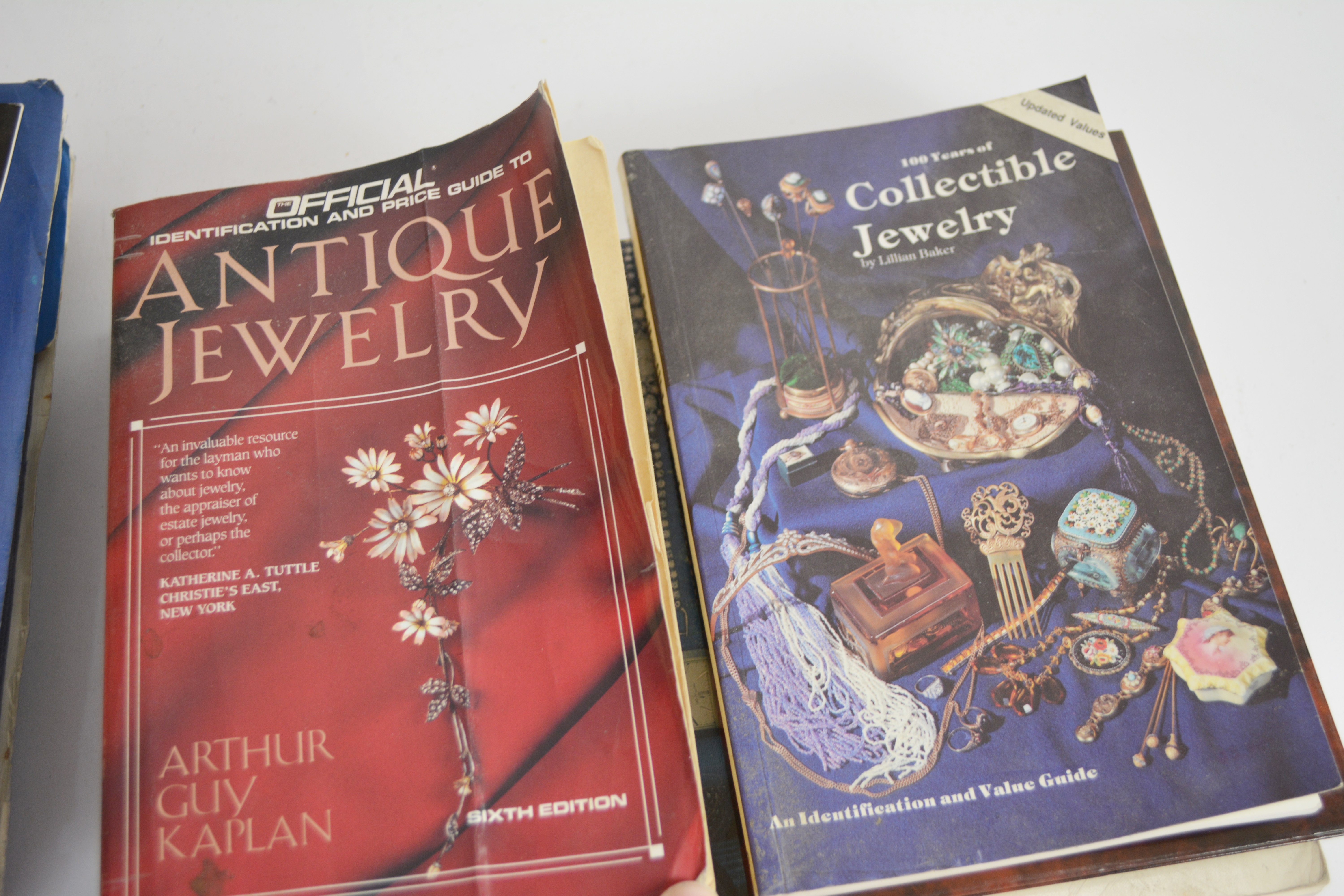 Sixteen Jewelry and Watch Collecting Hardcover and Softcover Books