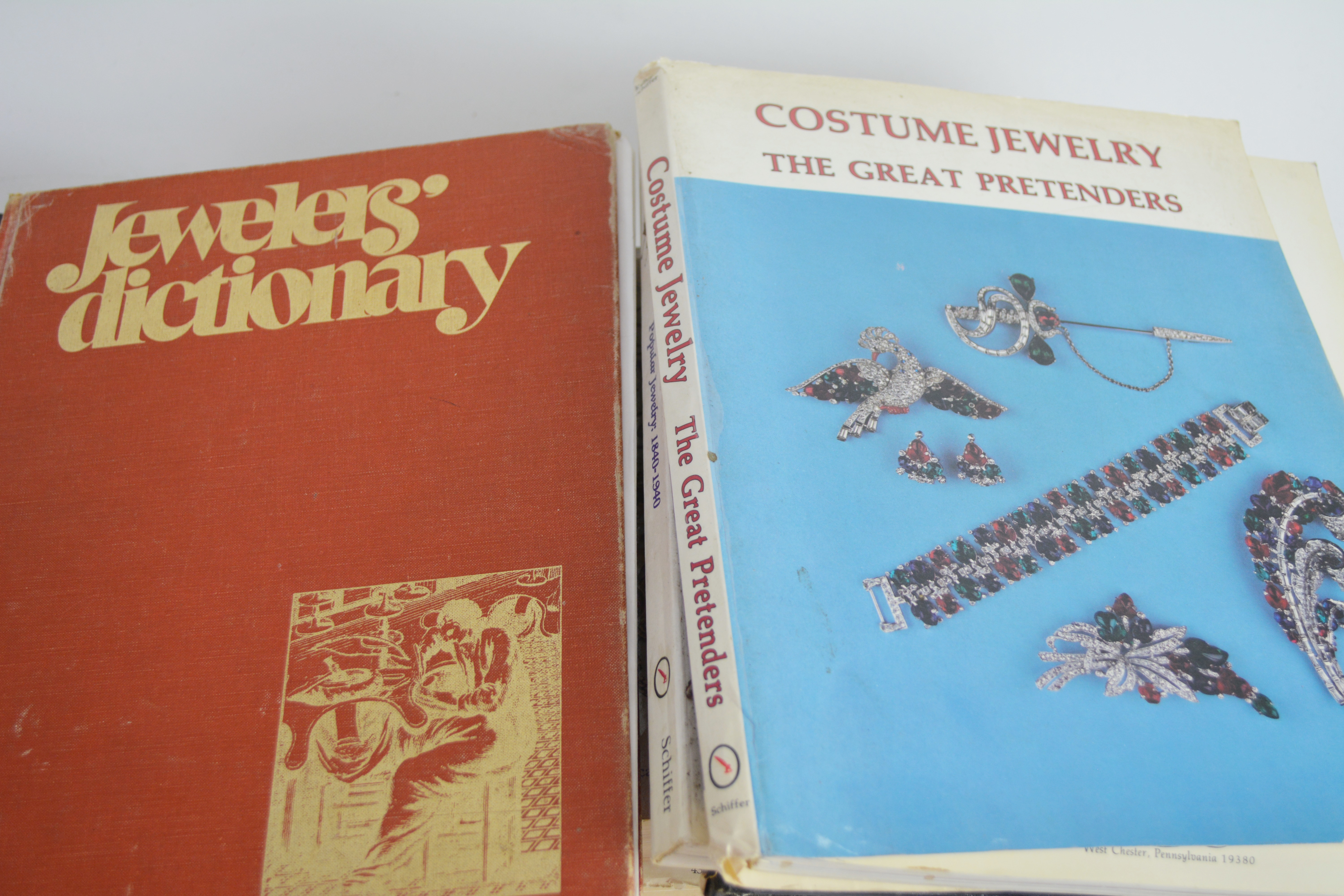 Sixteen Jewelry and Watch Collecting Hardcover and Softcover Books