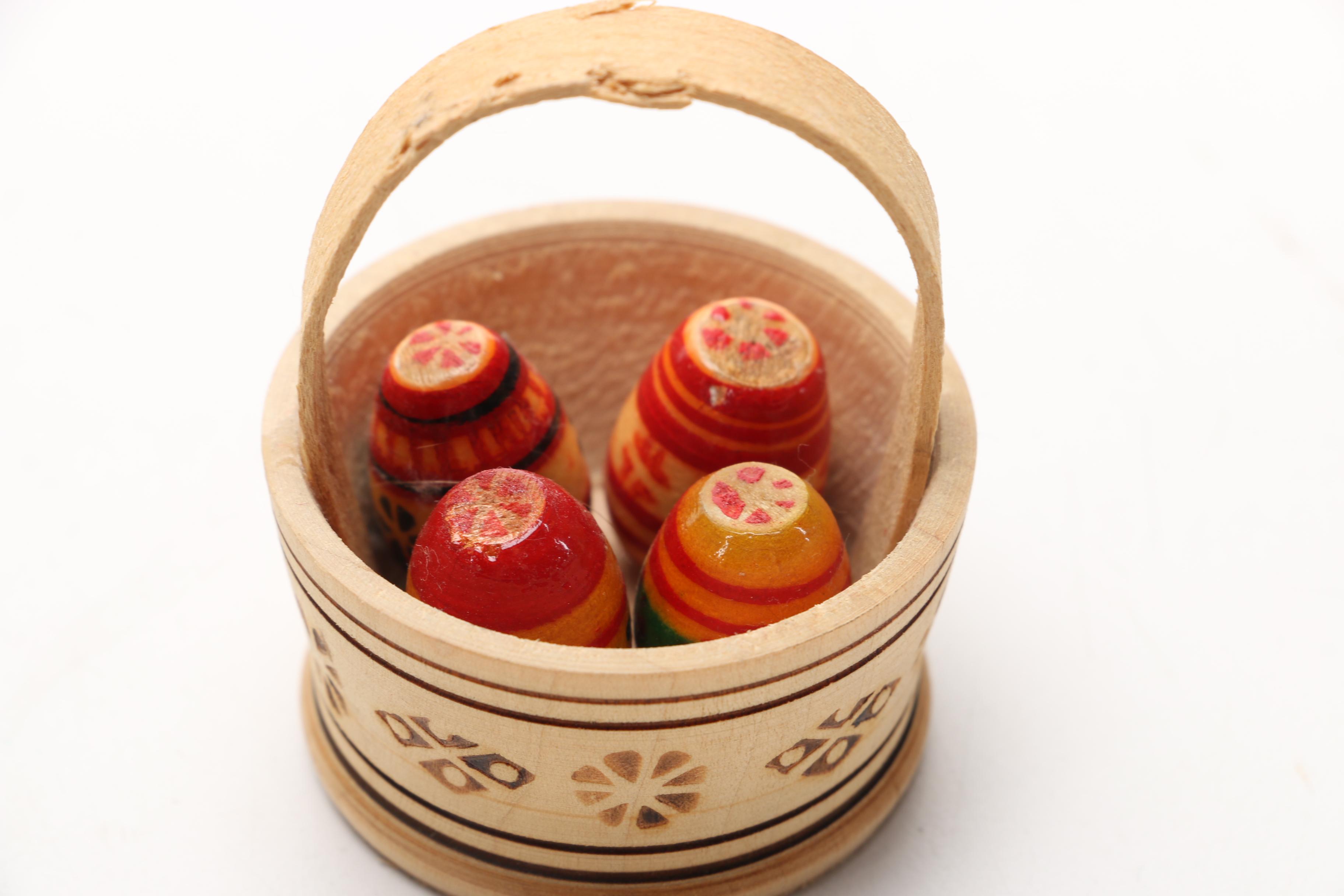 Decorative Wooden Eggs