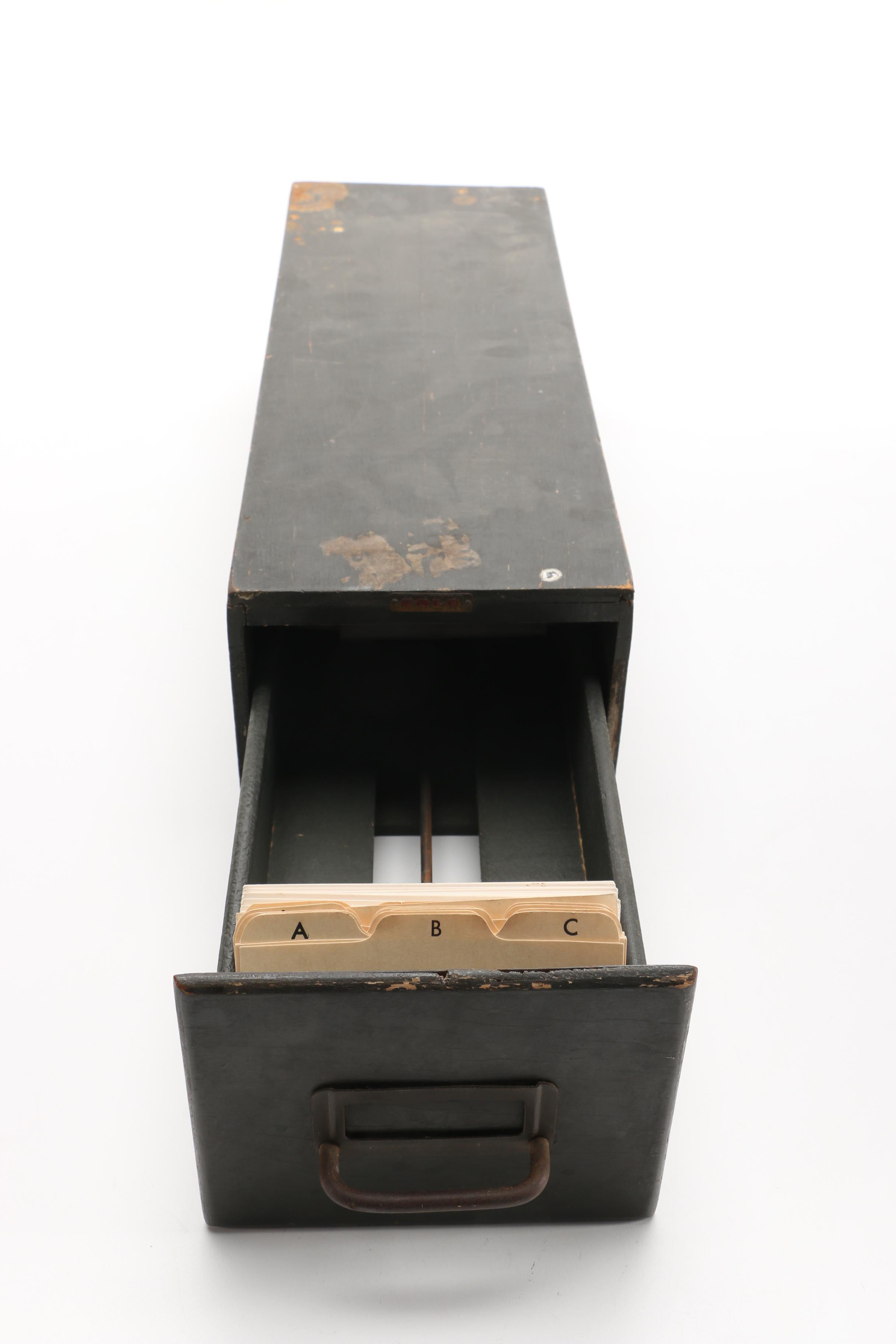 Wooden Filing Cabinet