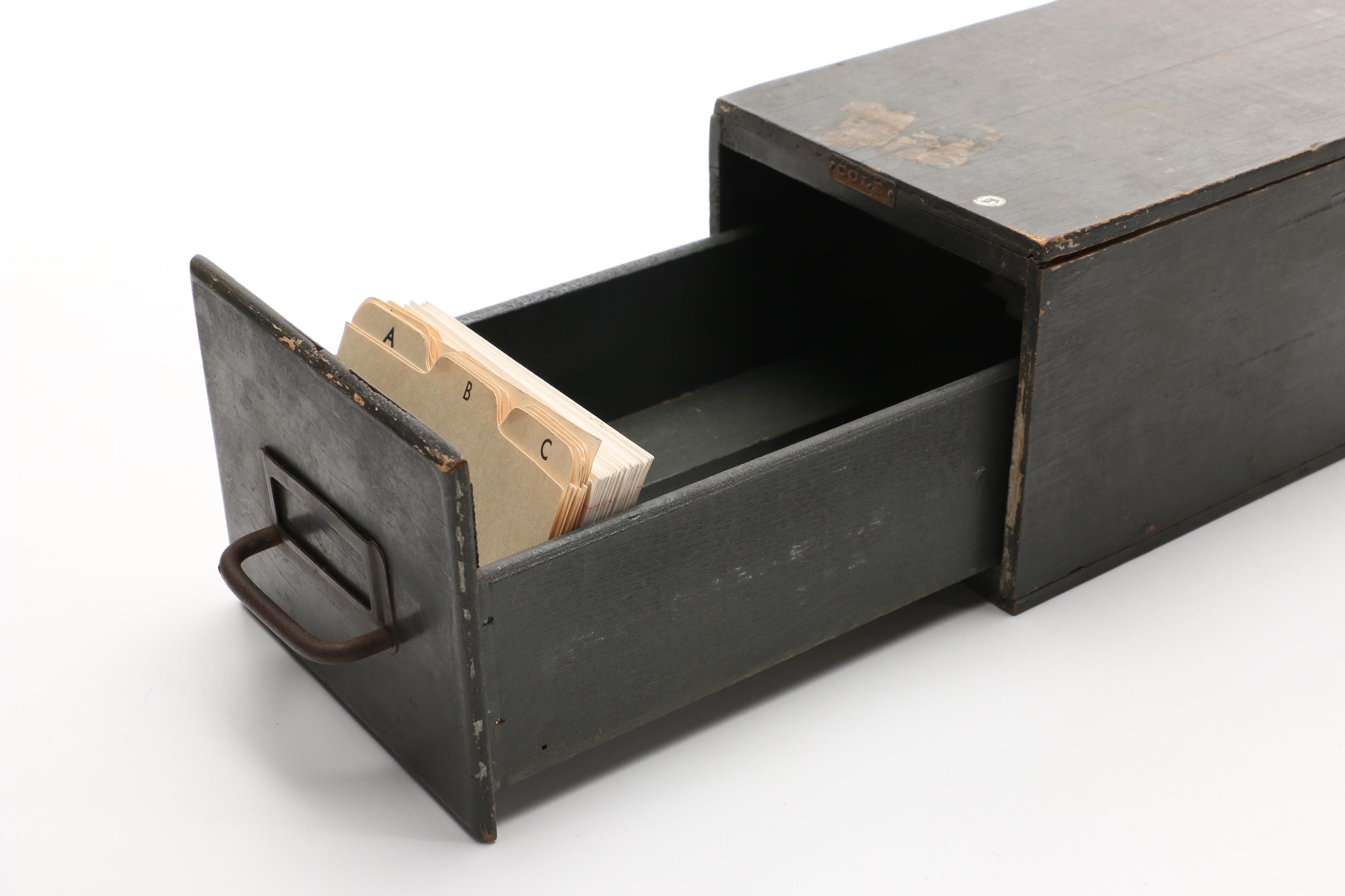 Wooden Filing Cabinet