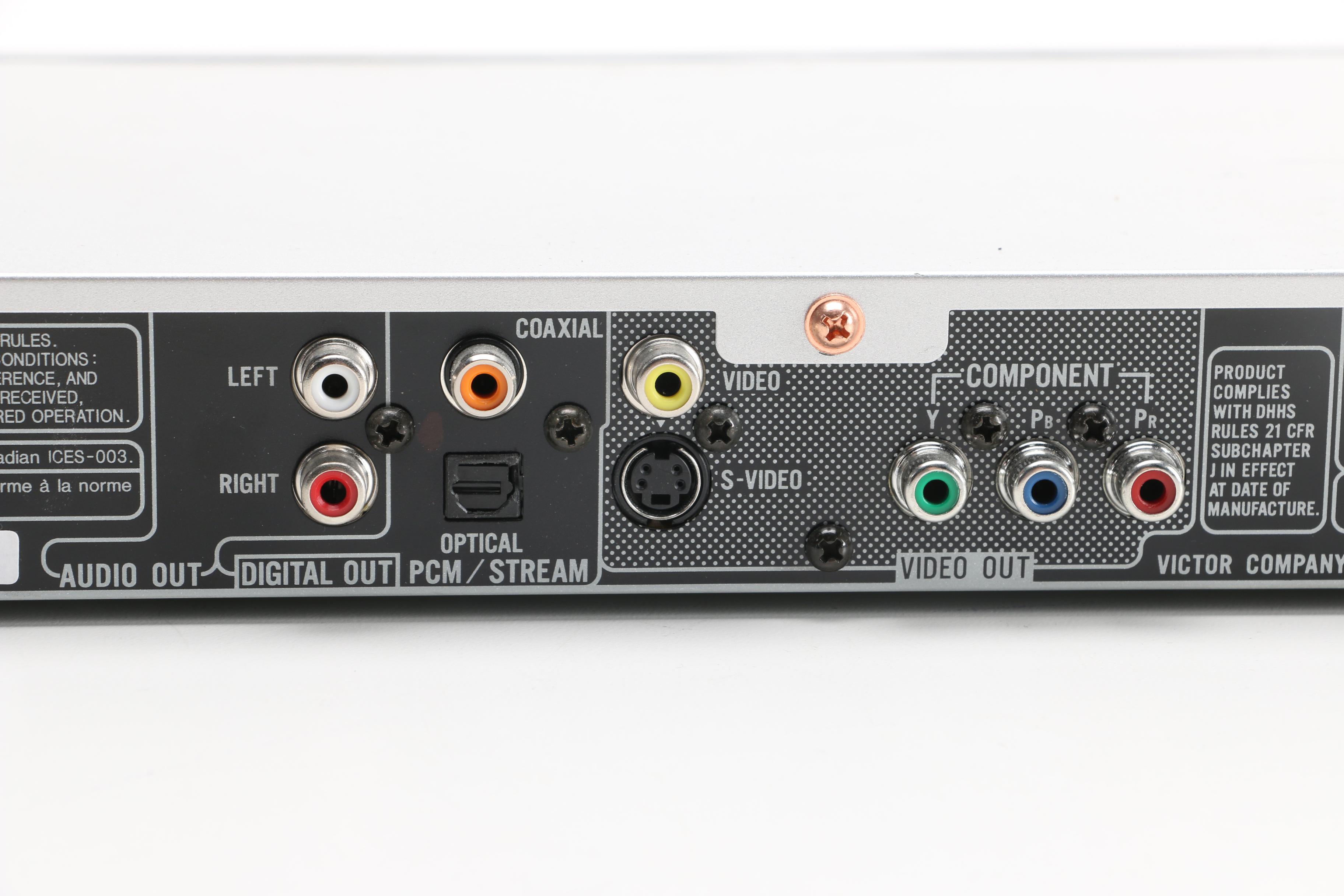 JVC Progressive Scan DVD Player