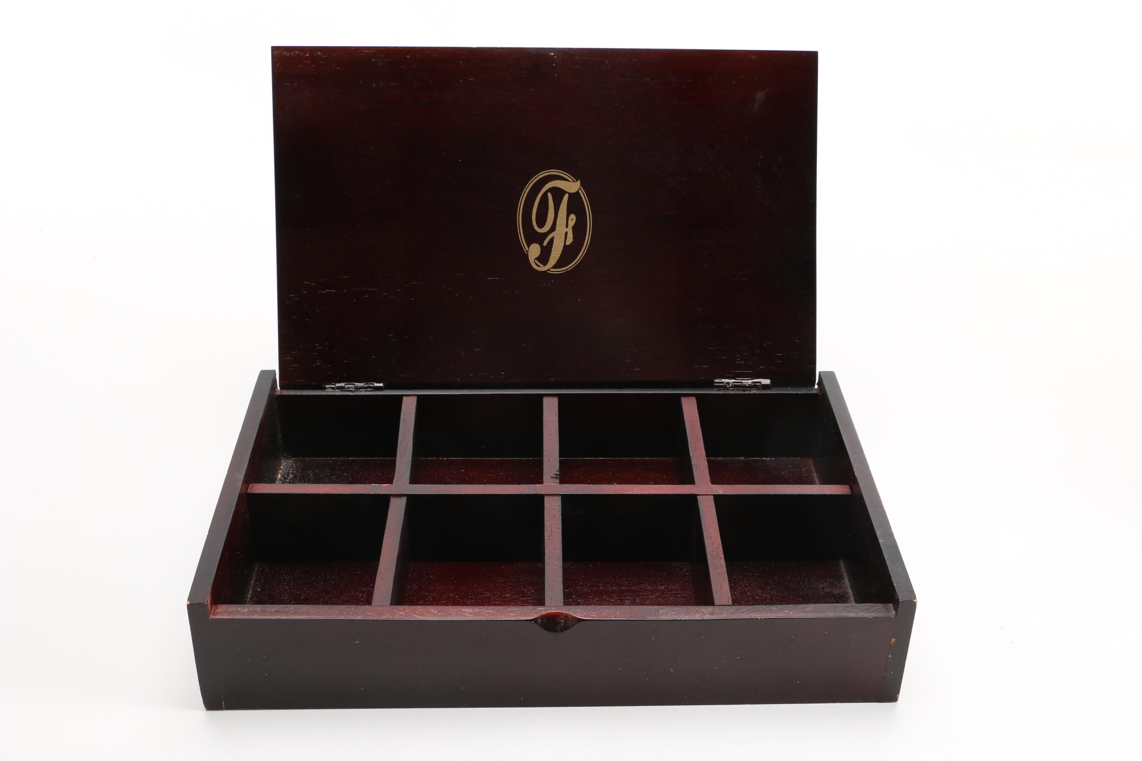 Southwest Inspired Carved Box, Cedar Chest Style Box and Fortunes Teas Box