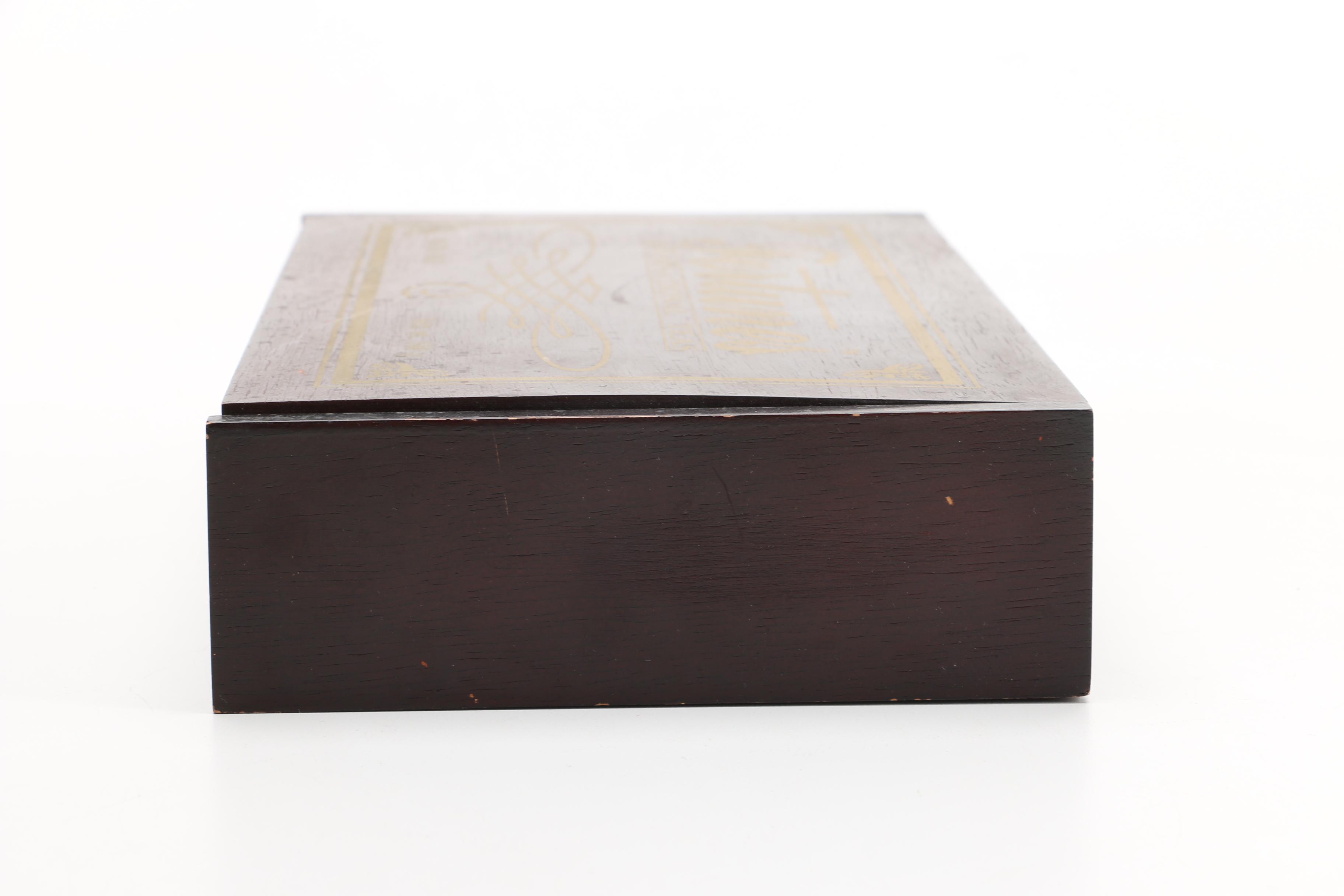 Southwest Inspired Carved Box, Cedar Chest Style Box and Fortunes Teas Box