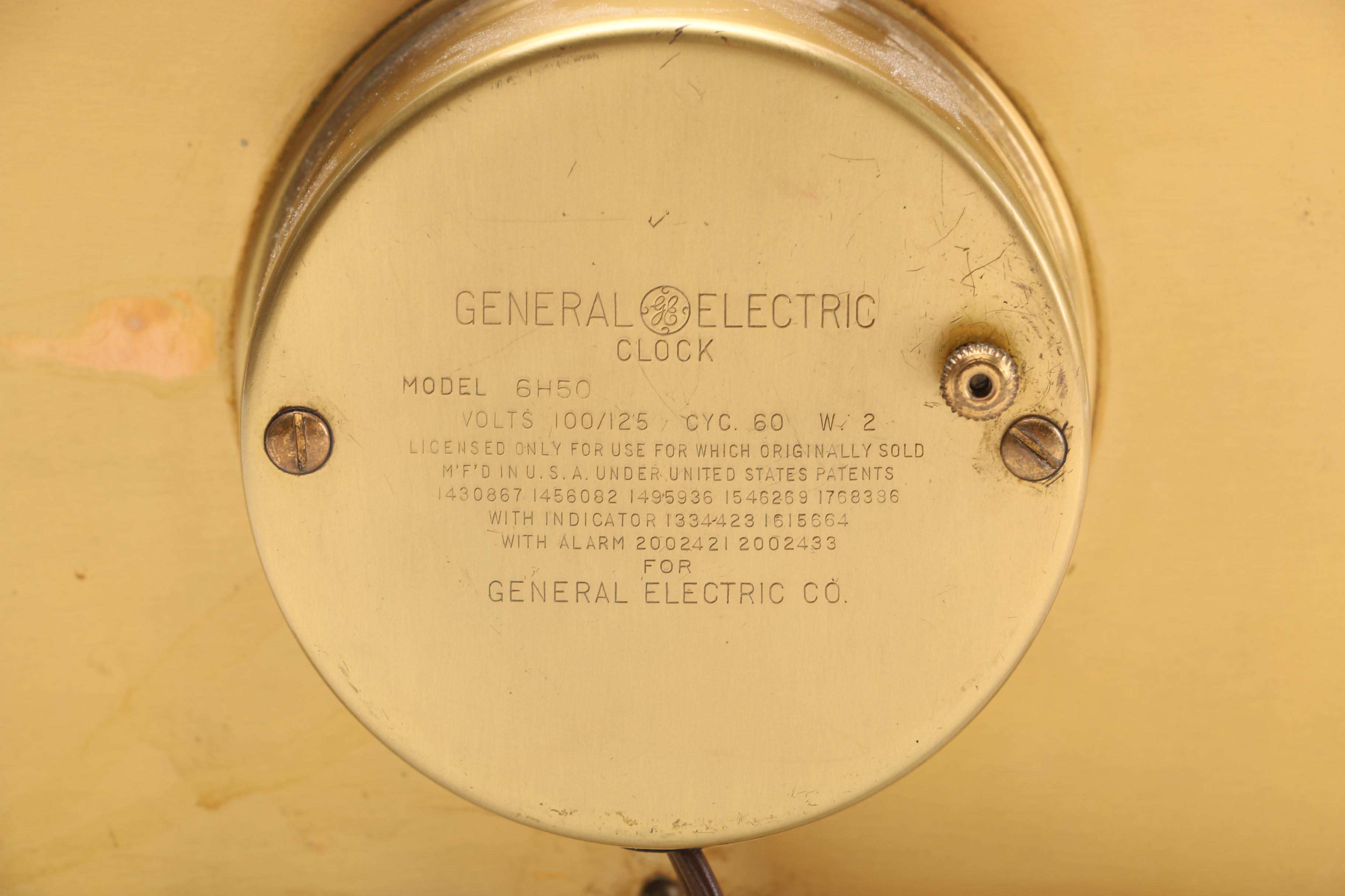 General Electric Table Clock