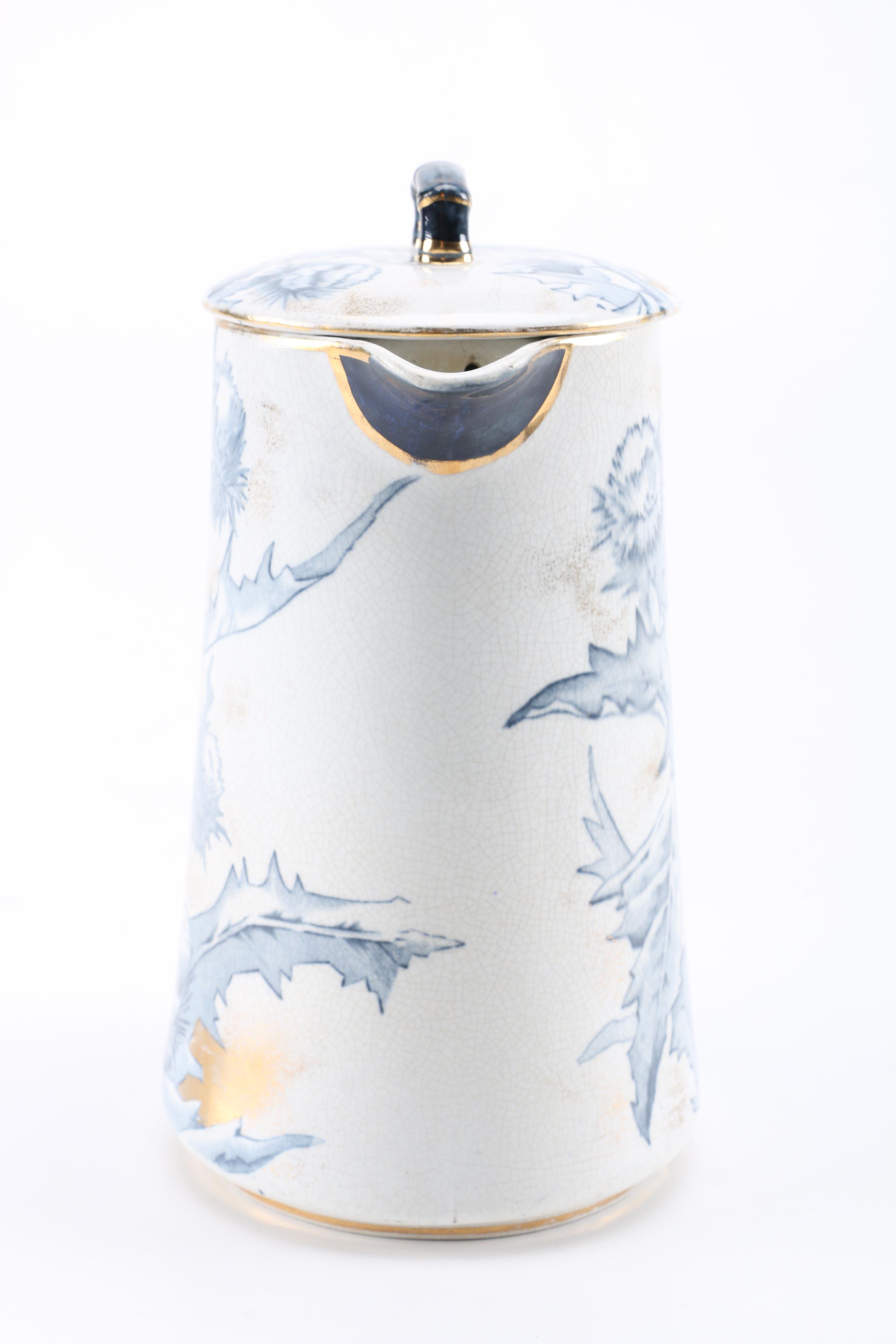 Burroughs & Mountford Floral Pitcher