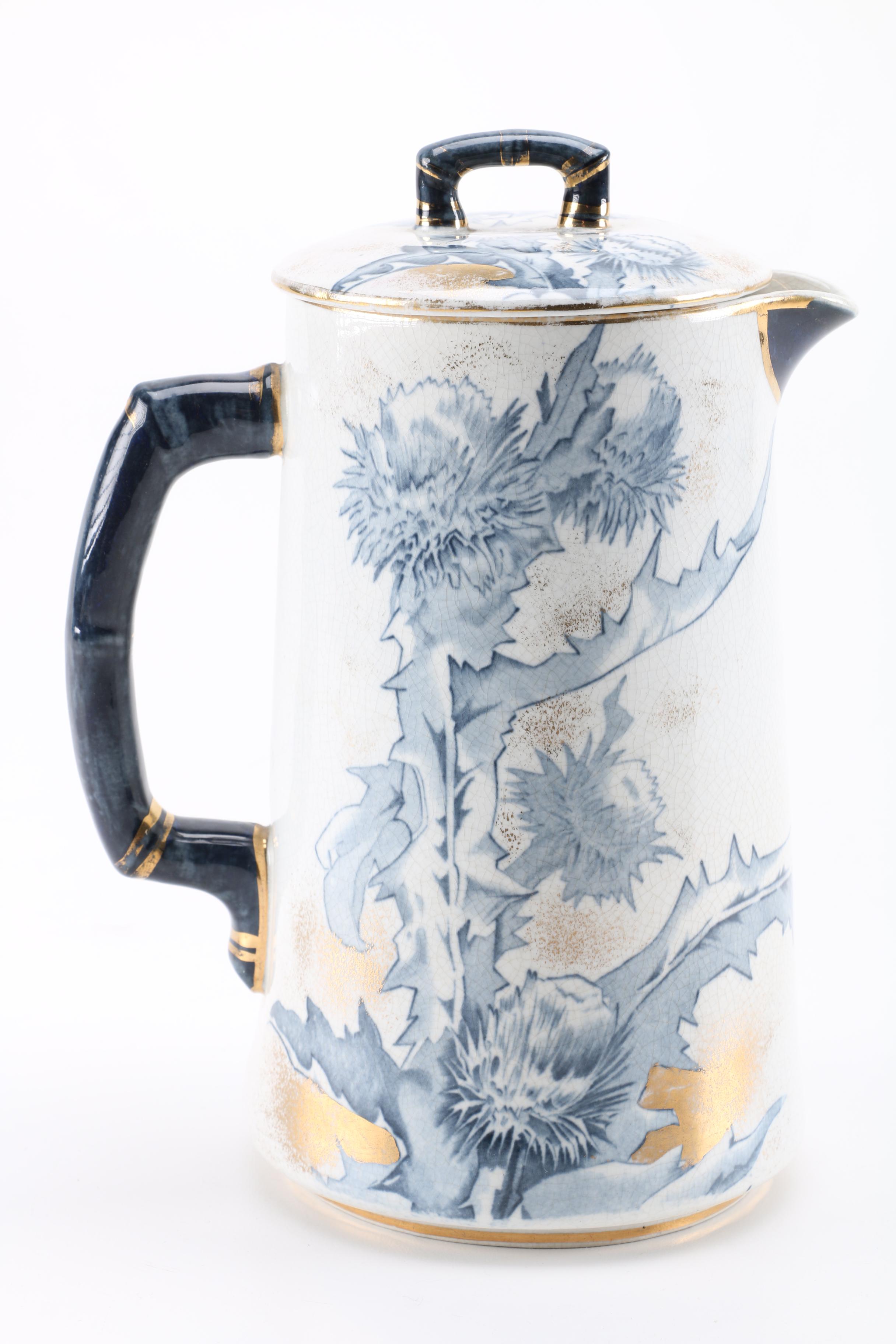 Burroughs & Mountford Floral Pitcher