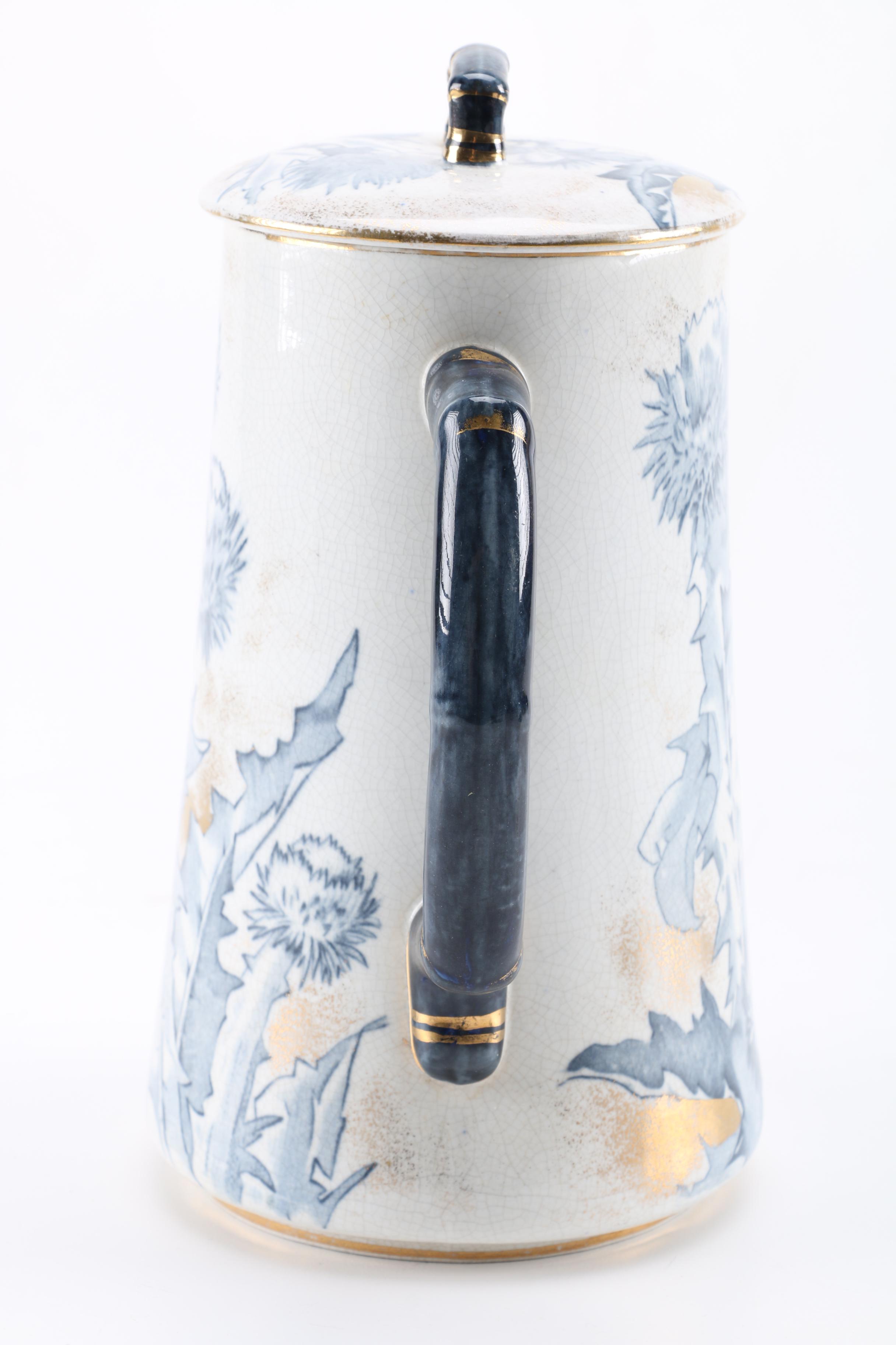 Burroughs & Mountford Floral Pitcher