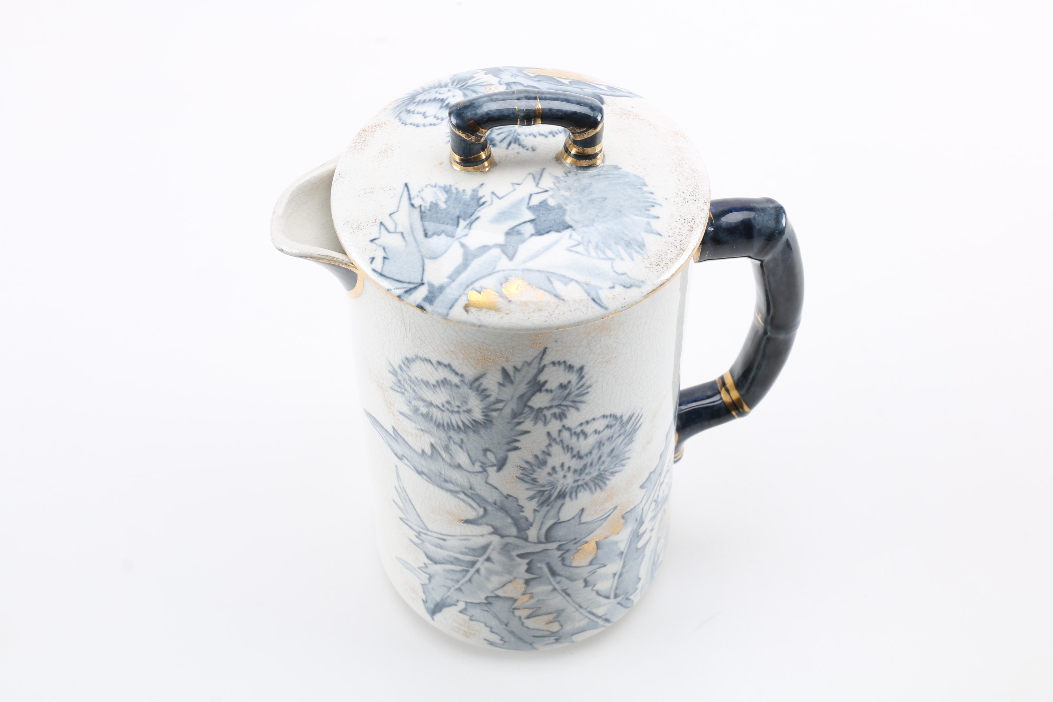 Burroughs & Mountford Floral Pitcher