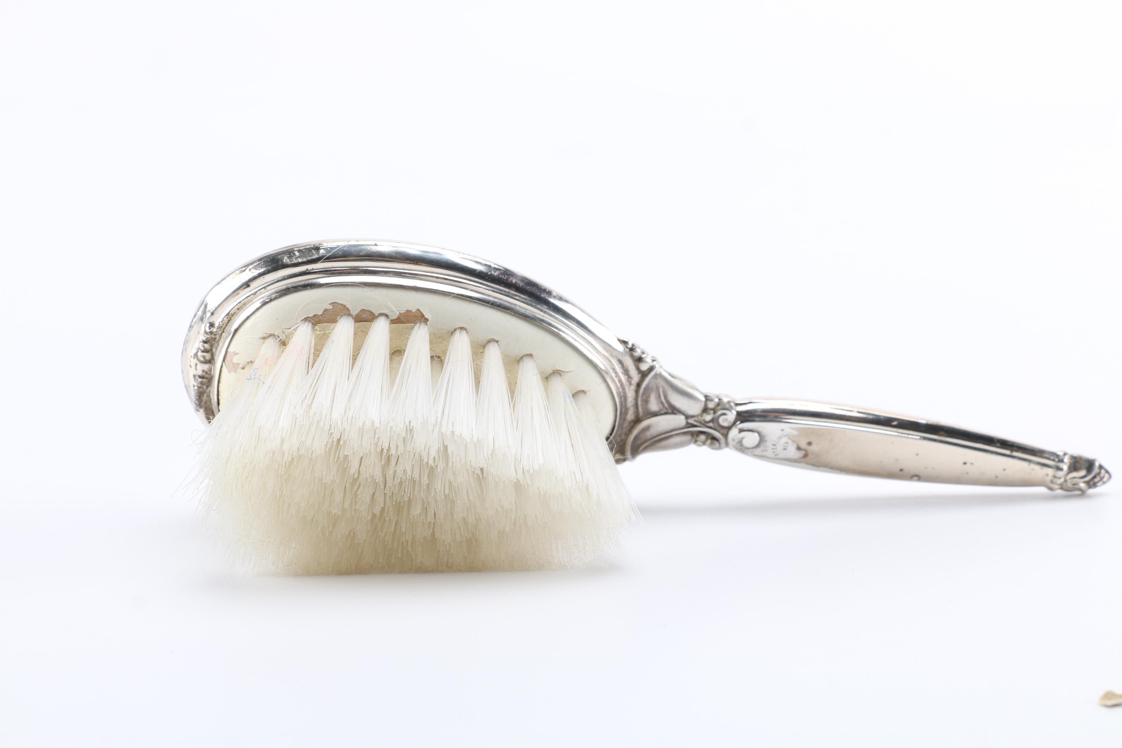 Sterling Vanity Brushes Featuring Poole Silver Co.