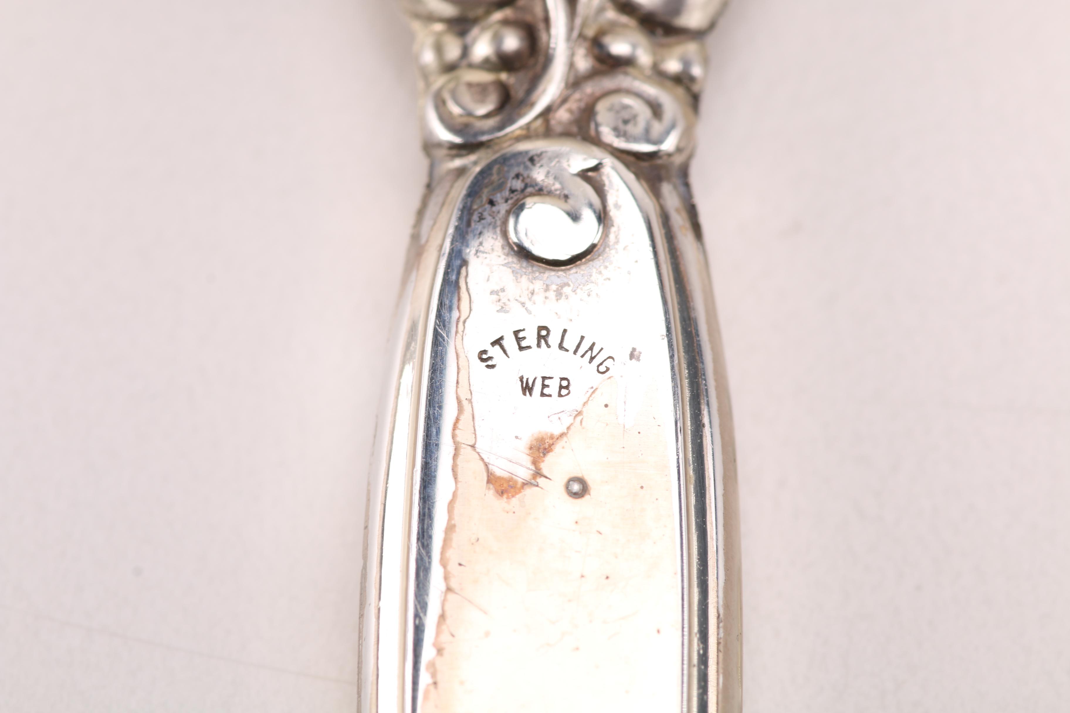 Sterling Vanity Brushes Featuring Poole Silver Co.